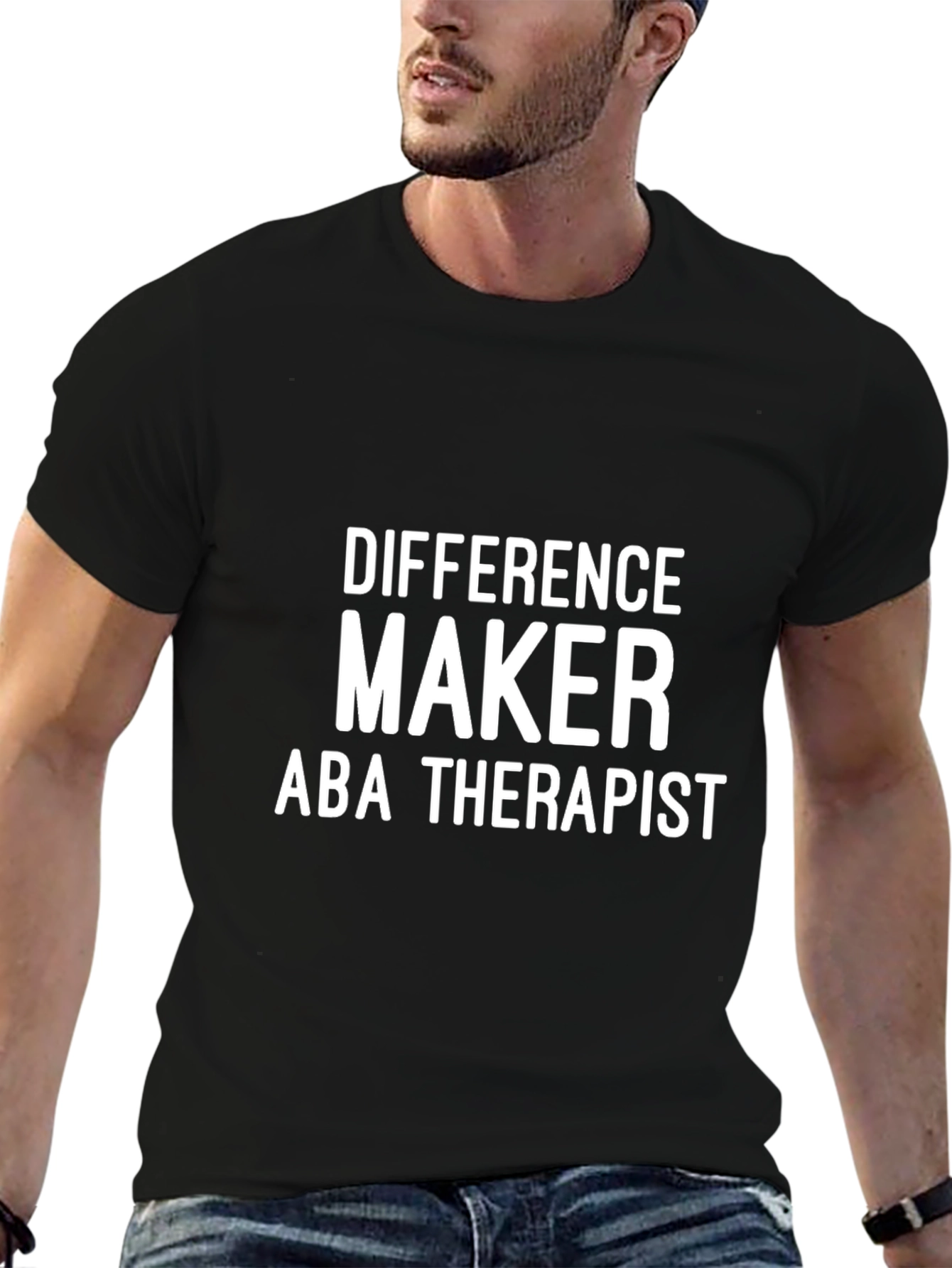 Difference Maker ABA Therapist T-Shirt - Black