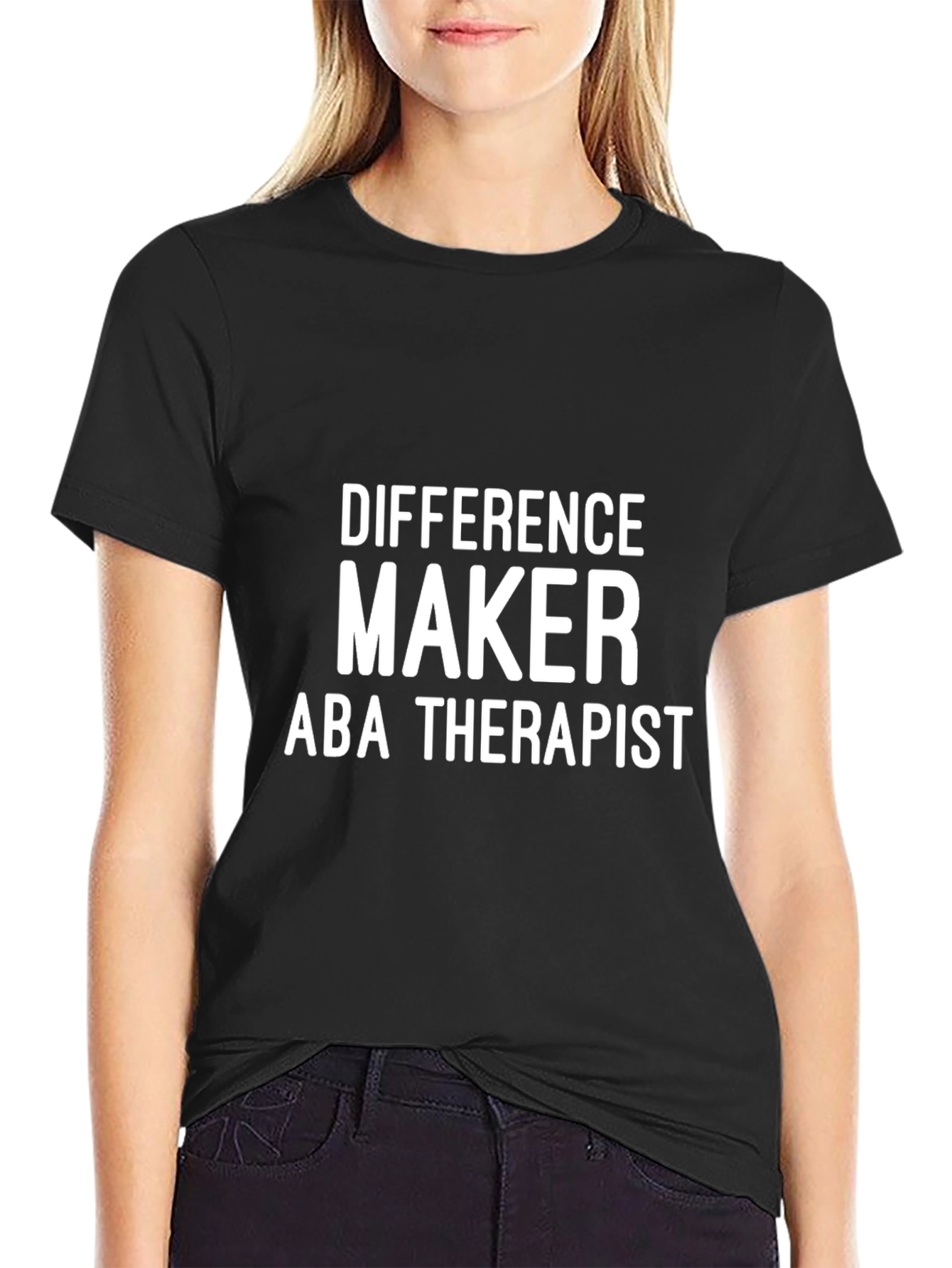 Difference Maker ABA Therapist T-Shirt - Black