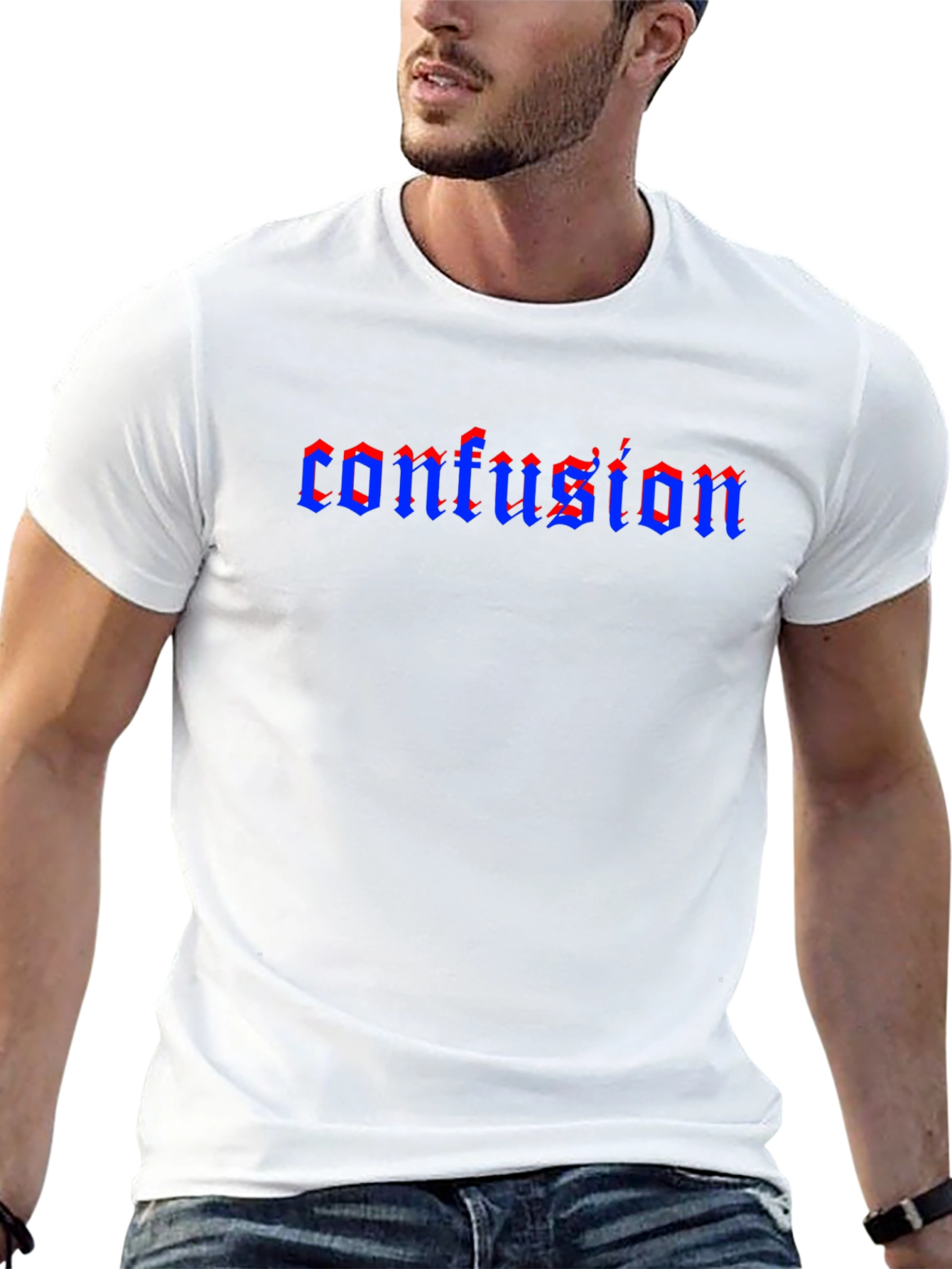 Confusion Gothic T-Shirt - Black