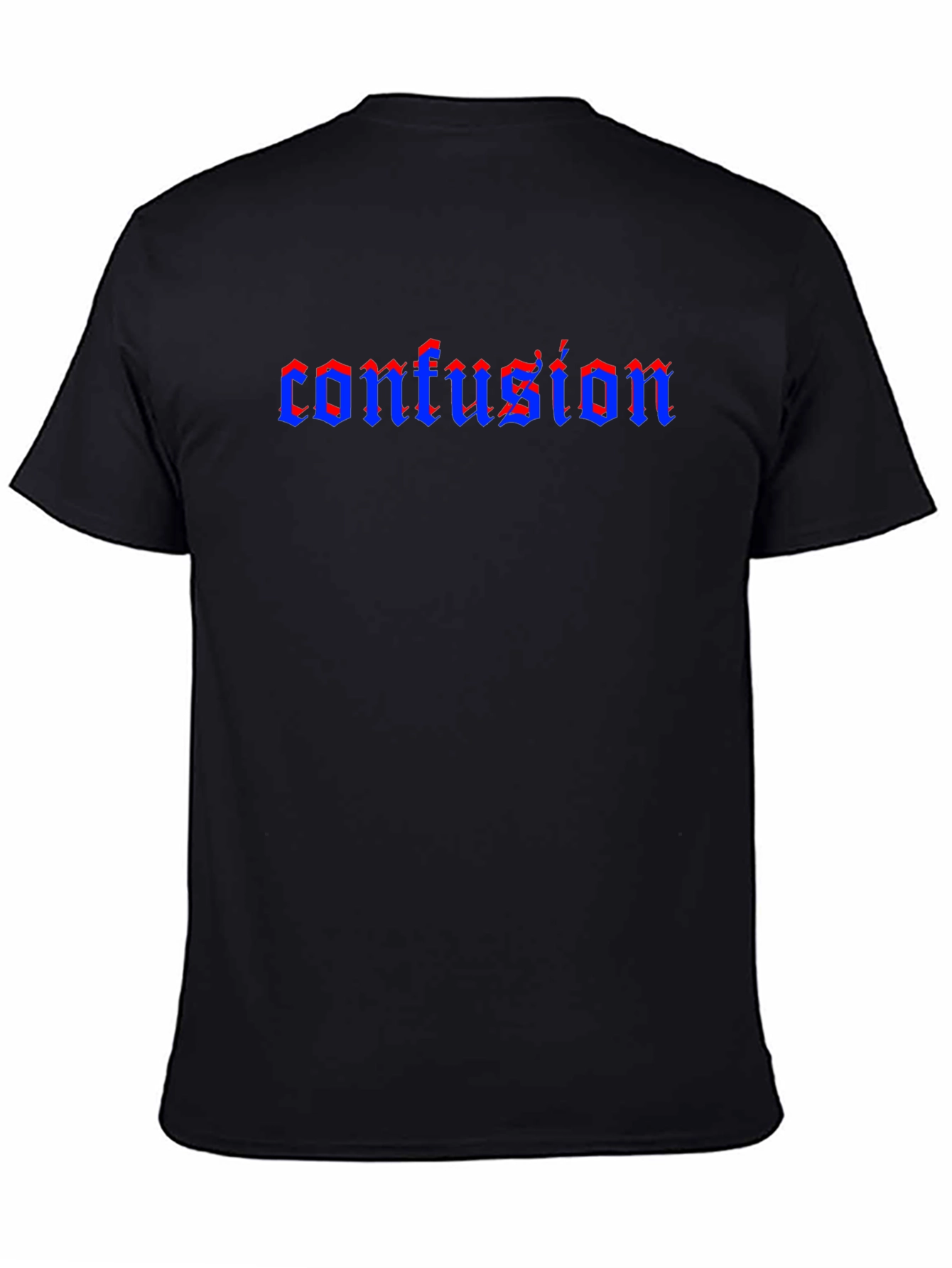 Confusion Gothic T-Shirt - Black