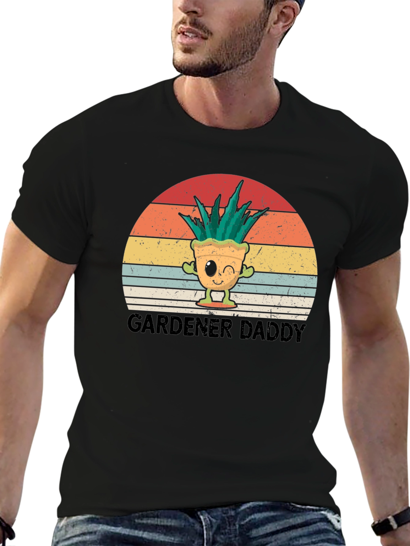 Gardener Daddy T-Shirt - Retro Plant Lover Tee