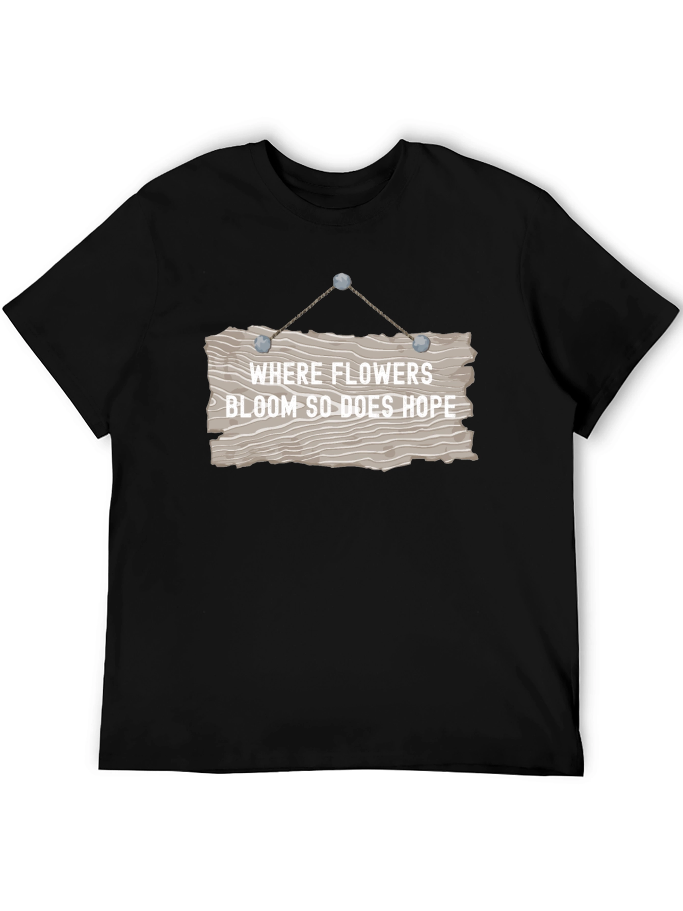 Floral Hope T-Shirt - Inspiring Graphic Tee