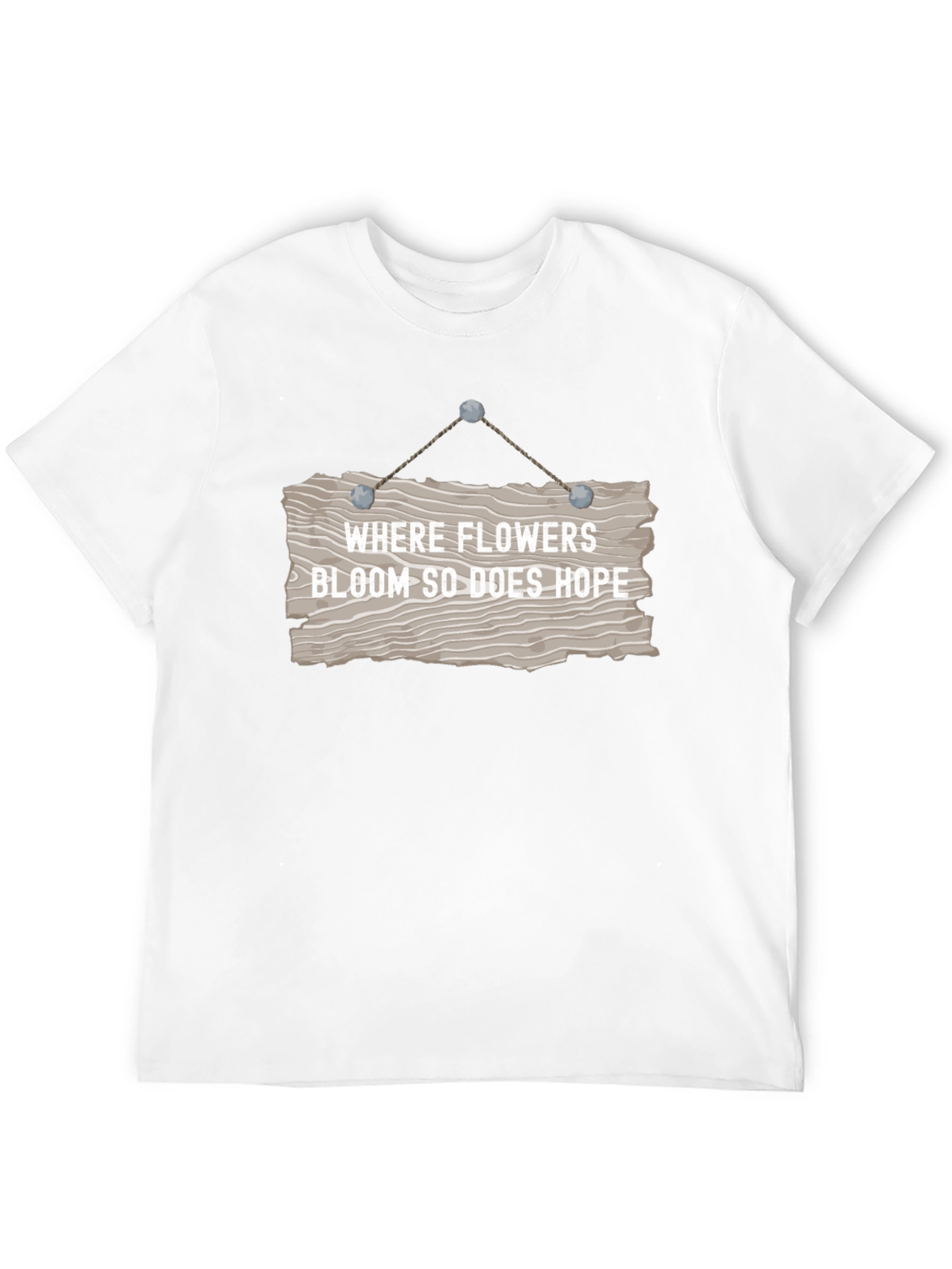 Floral Hope T-Shirt - Inspiring Graphic Tee