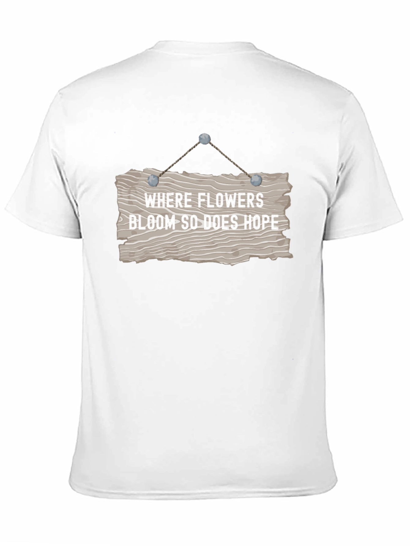 Floral Hope T-Shirt - Inspiring Graphic Tee