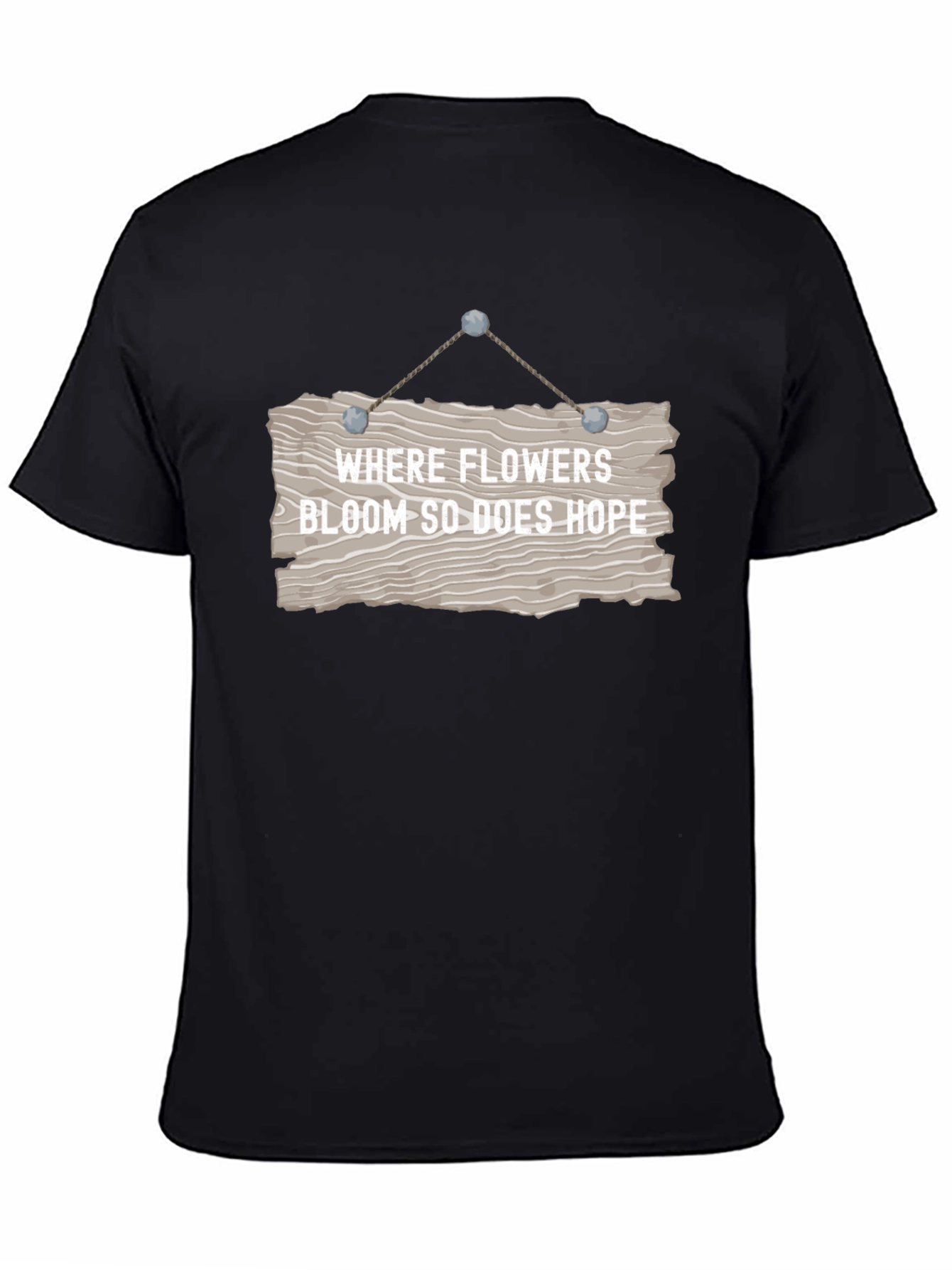 Floral Hope T-Shirt - Inspiring Graphic Tee