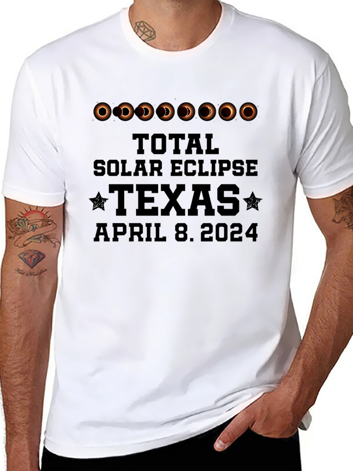 Total Solar Eclipse Texas April 8 2024 T-Shirt