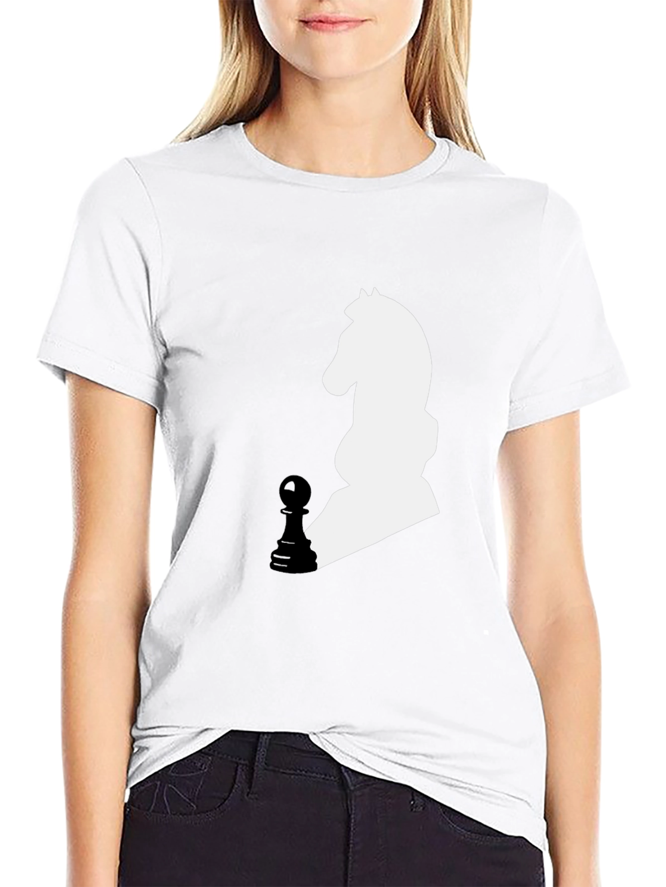 Chess Knight & Pawn Graphic Tee