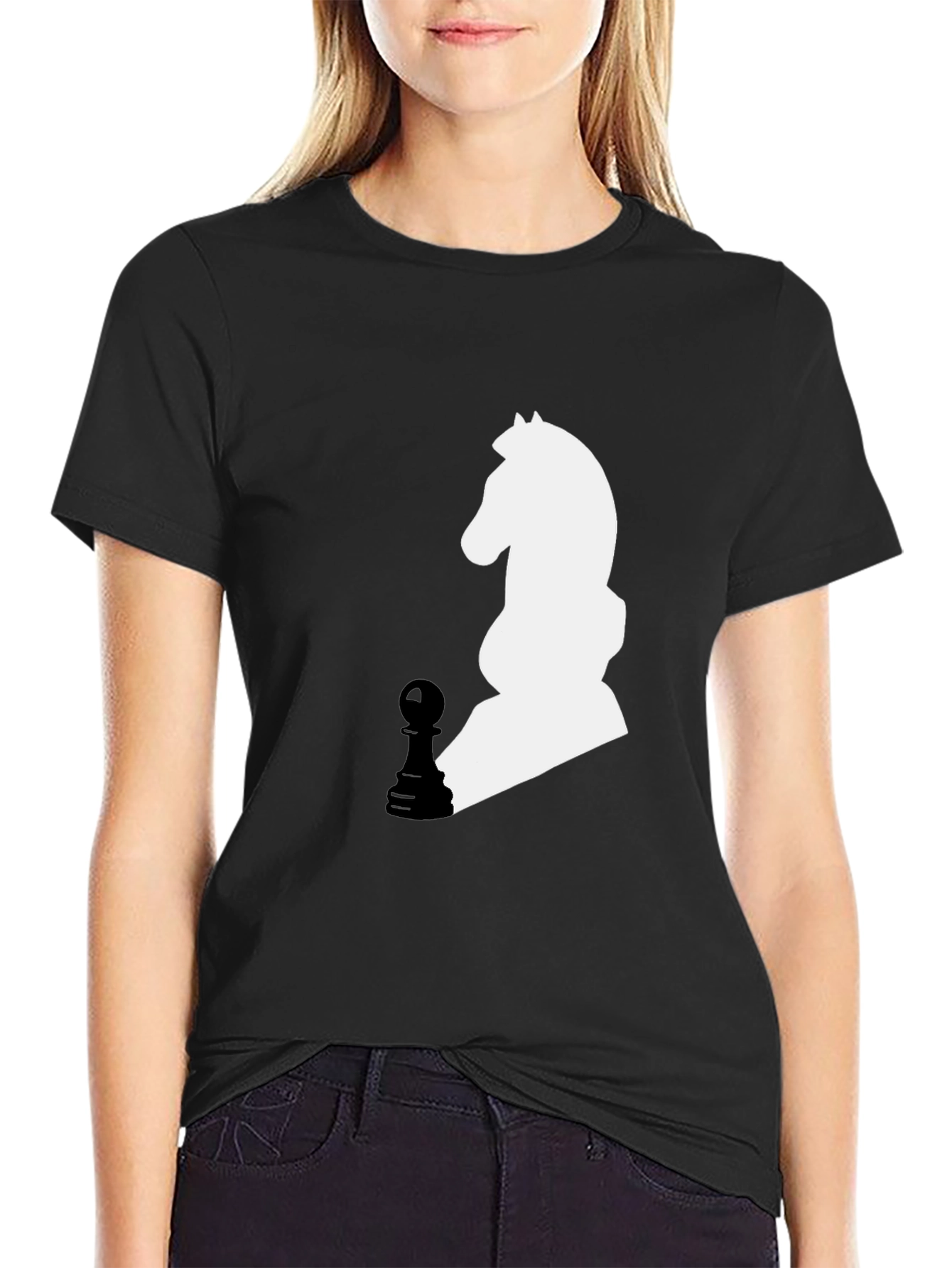 Chess Knight & Pawn Graphic Tee