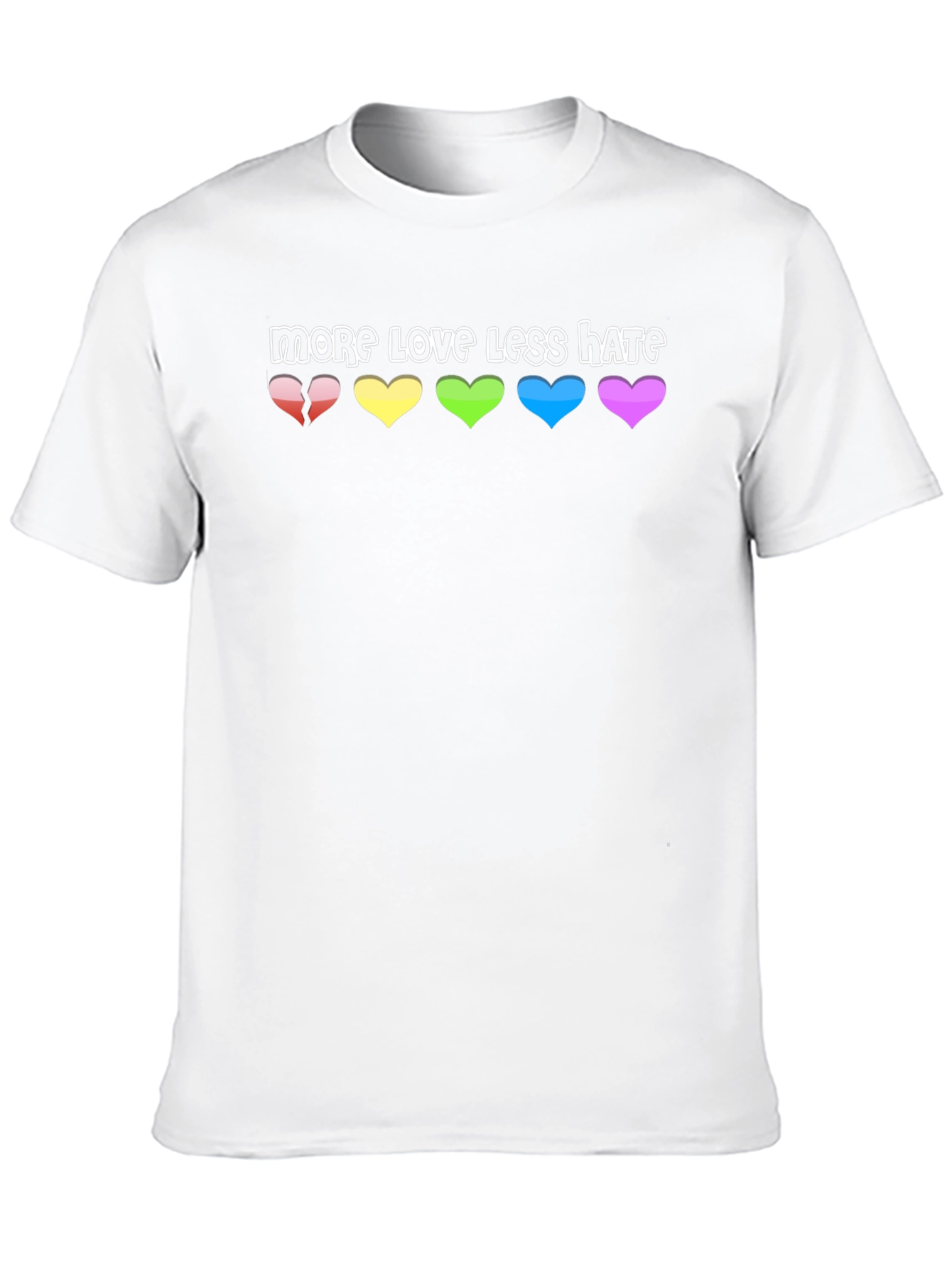 More Love Less Hate Graphic Tee