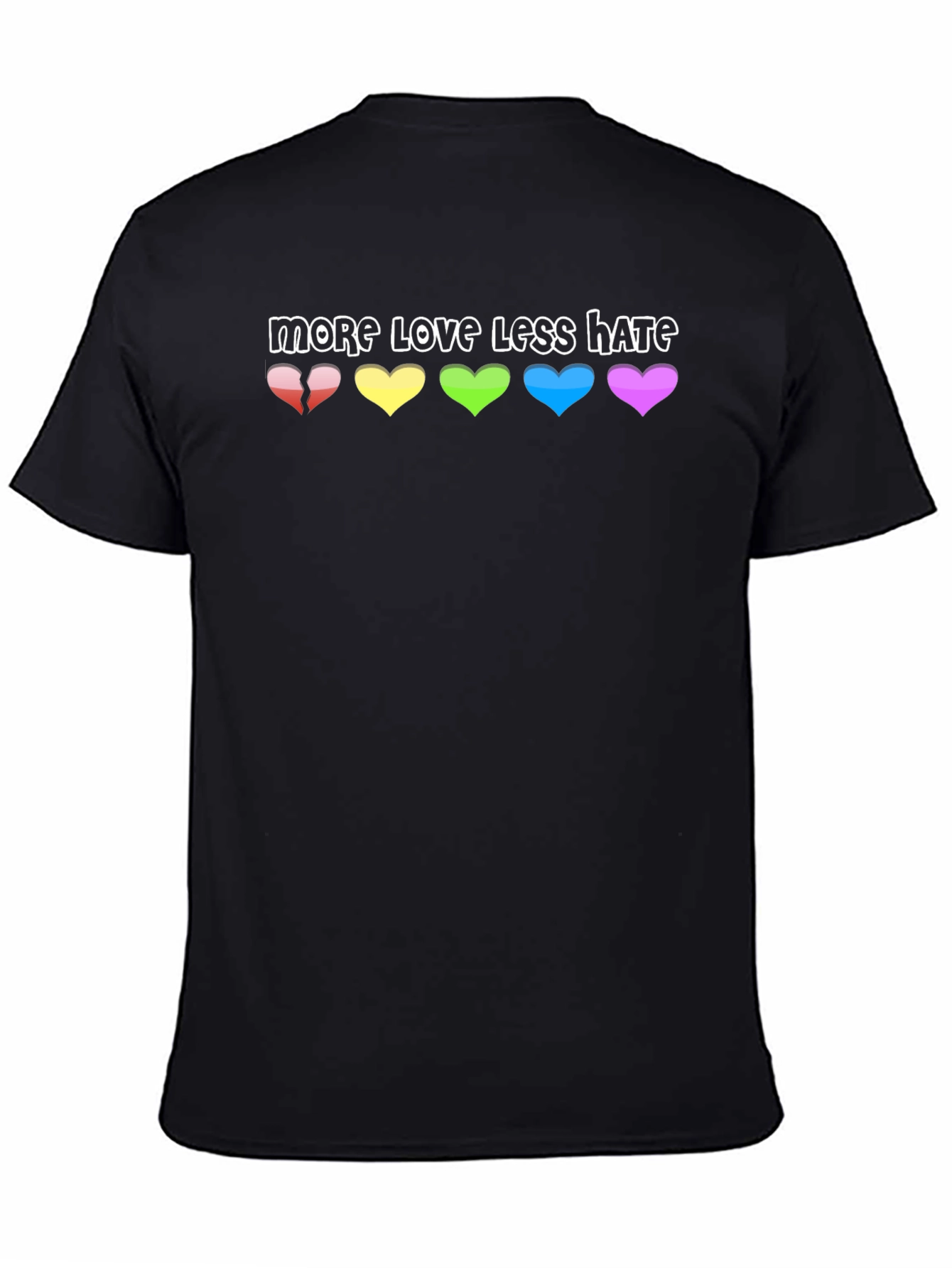 More Love Less Hate Graphic Tee