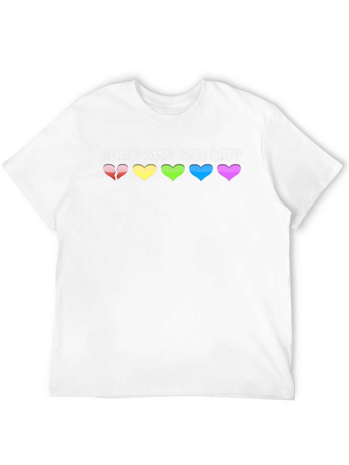 More Love Less Hate Graphic Tee