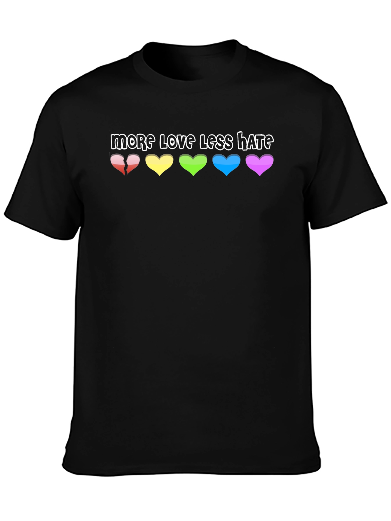 More Love Less Hate Graphic Tee