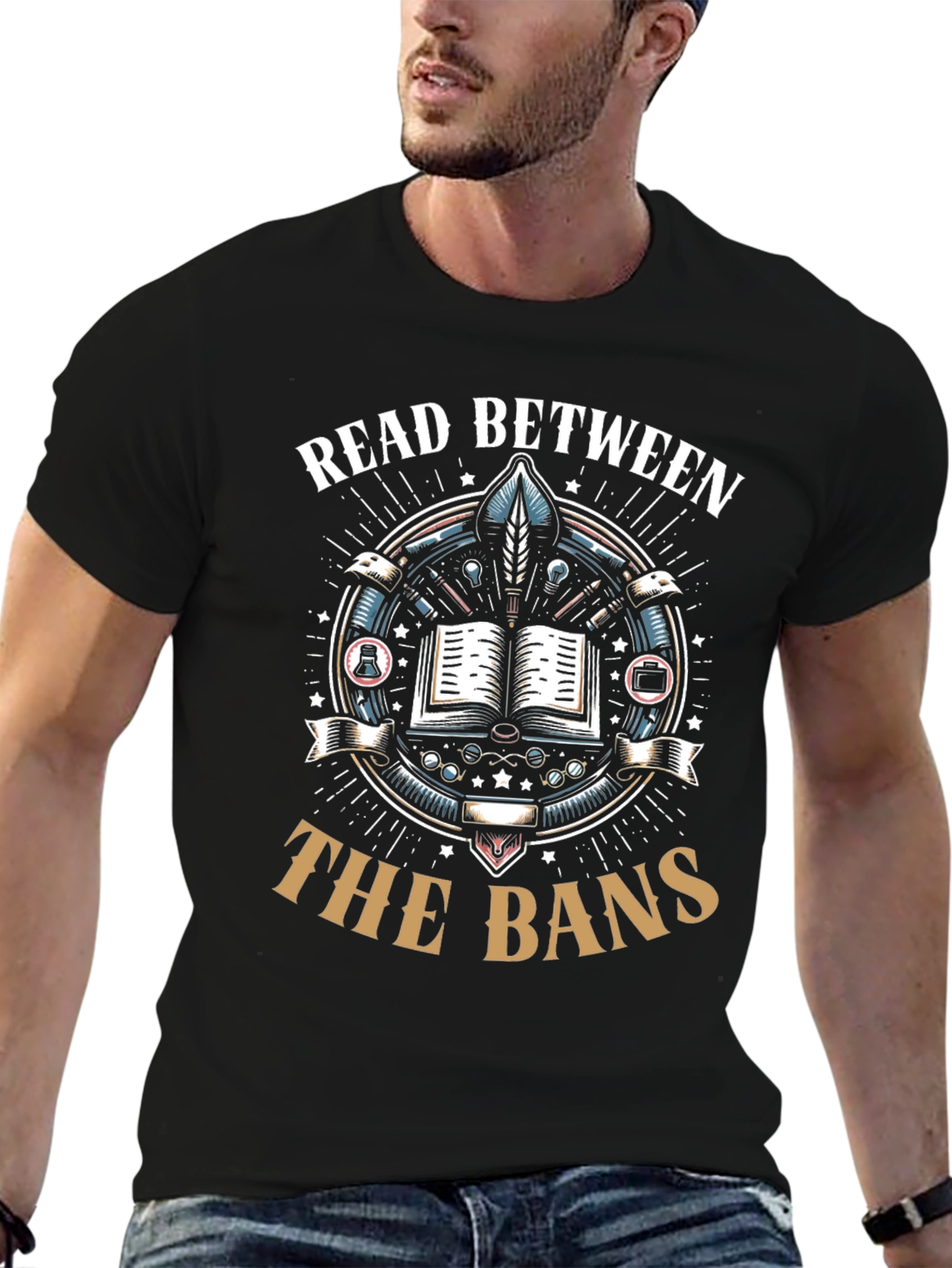 Read Between the Bans Graphic T-Shirt