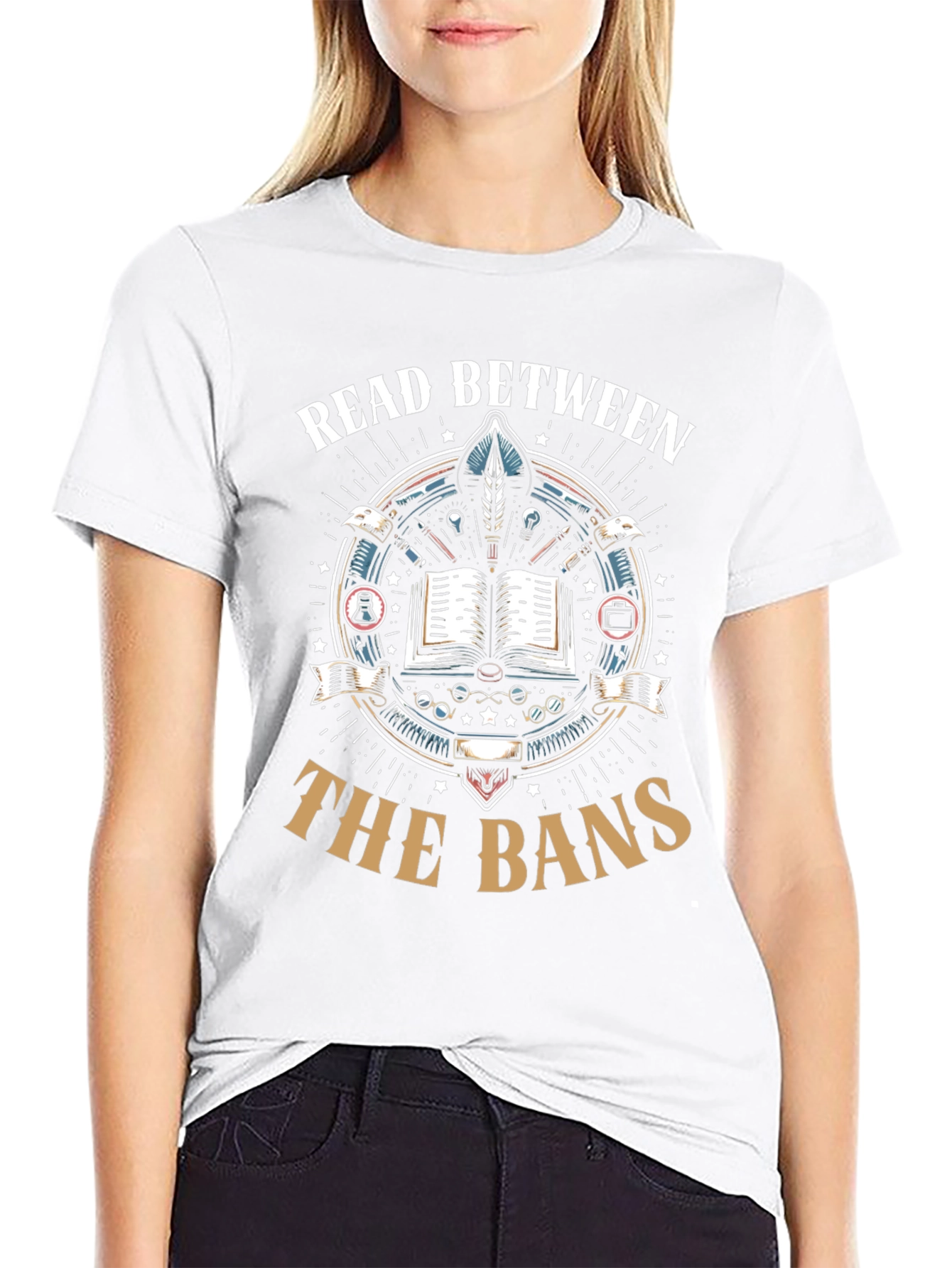 Read Between the Bans Graphic T-Shirt