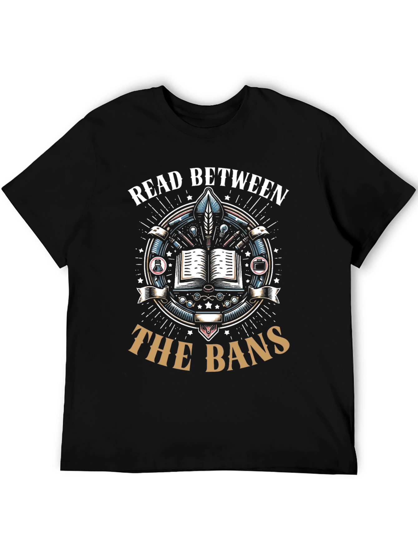 Read Between the Bans Graphic T-Shirt
