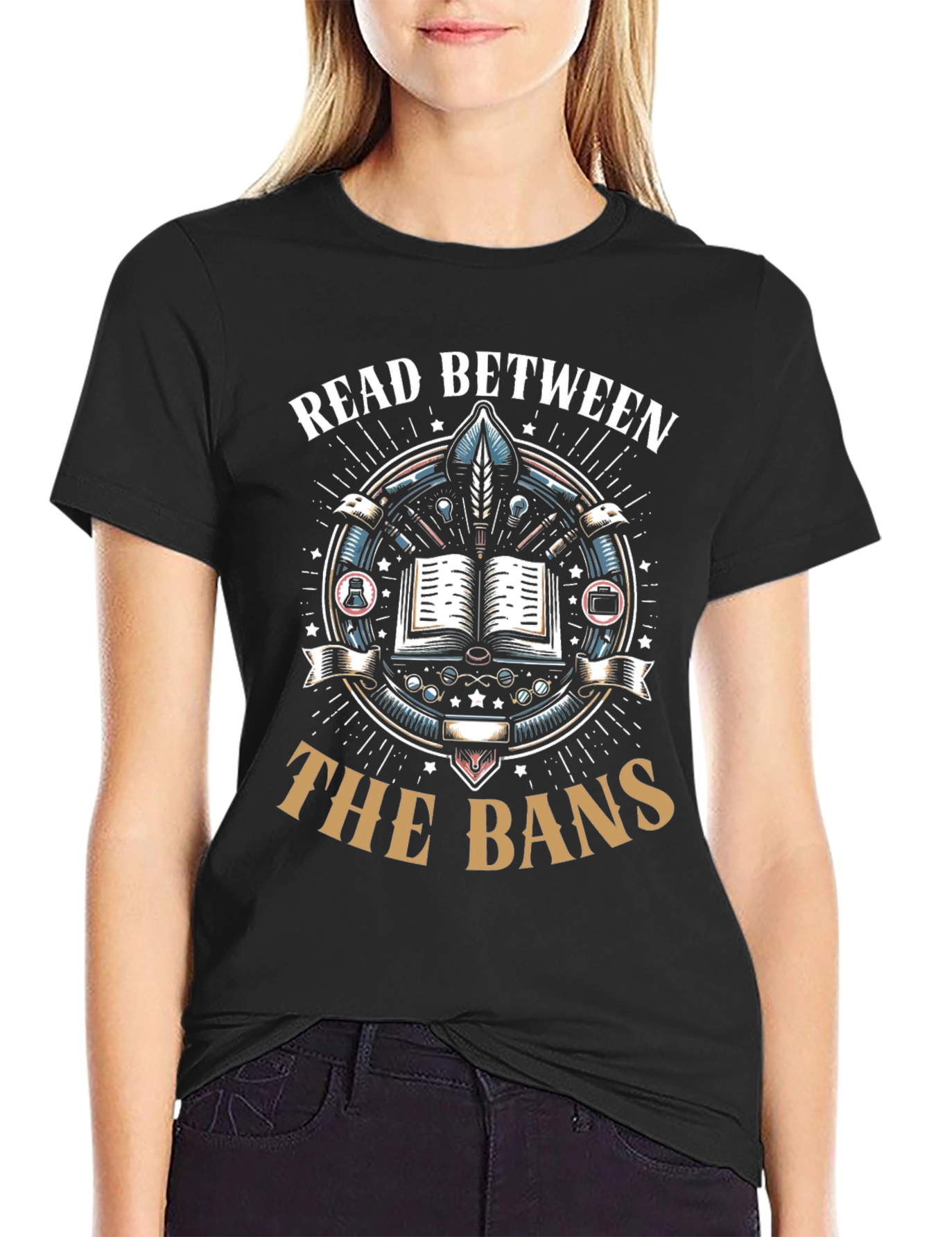 Read Between the Bans Graphic T-Shirt