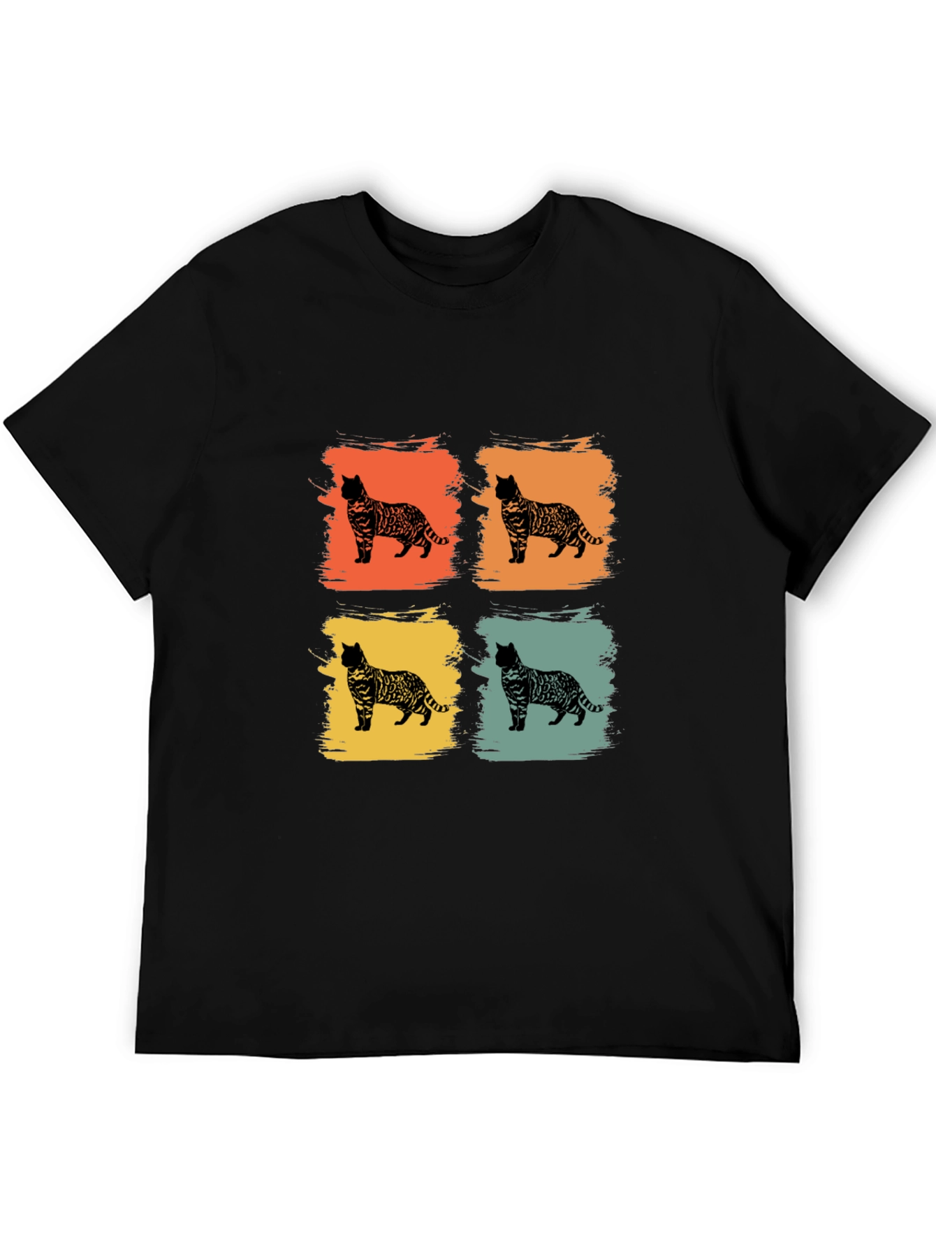 Retro Bengal Cat T-Shirt