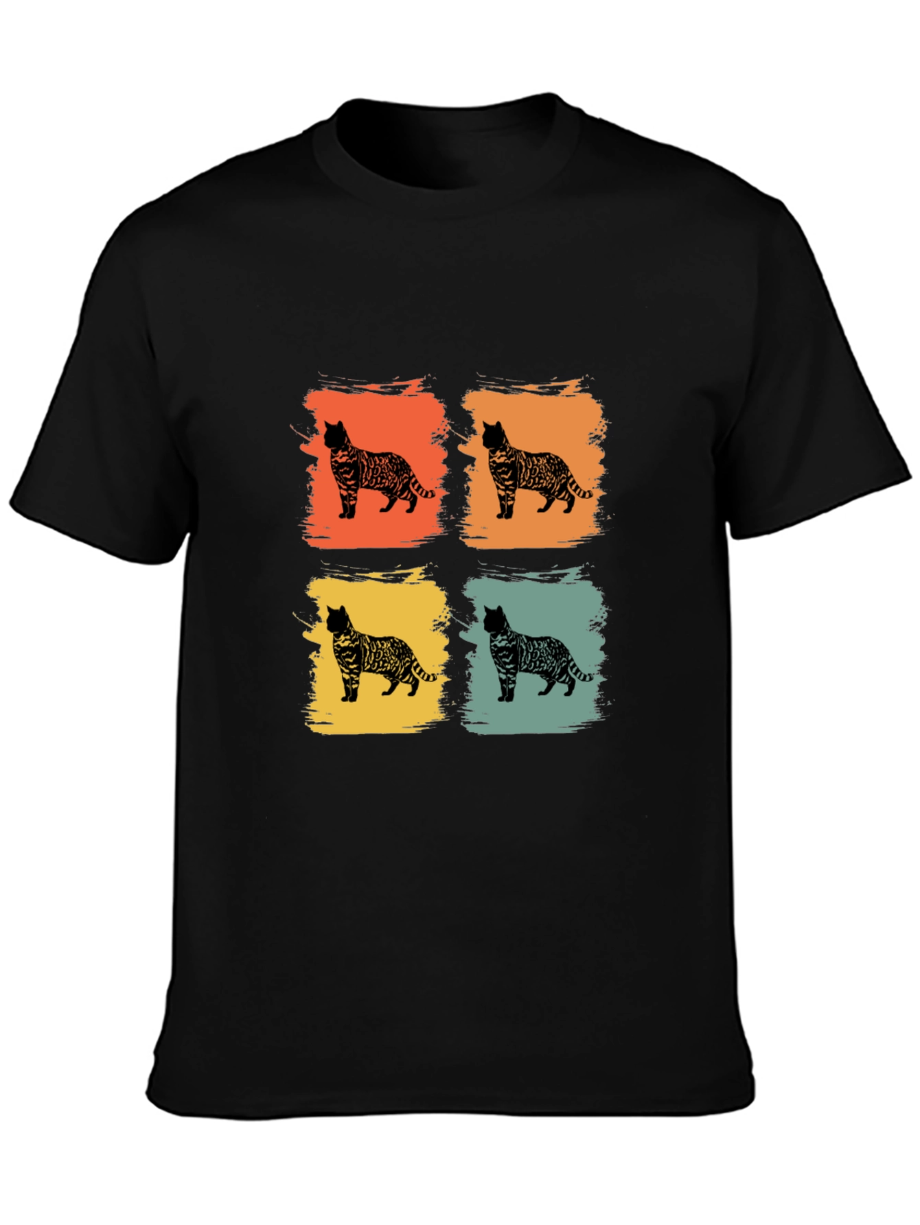 Retro Bengal Cat T-Shirt
