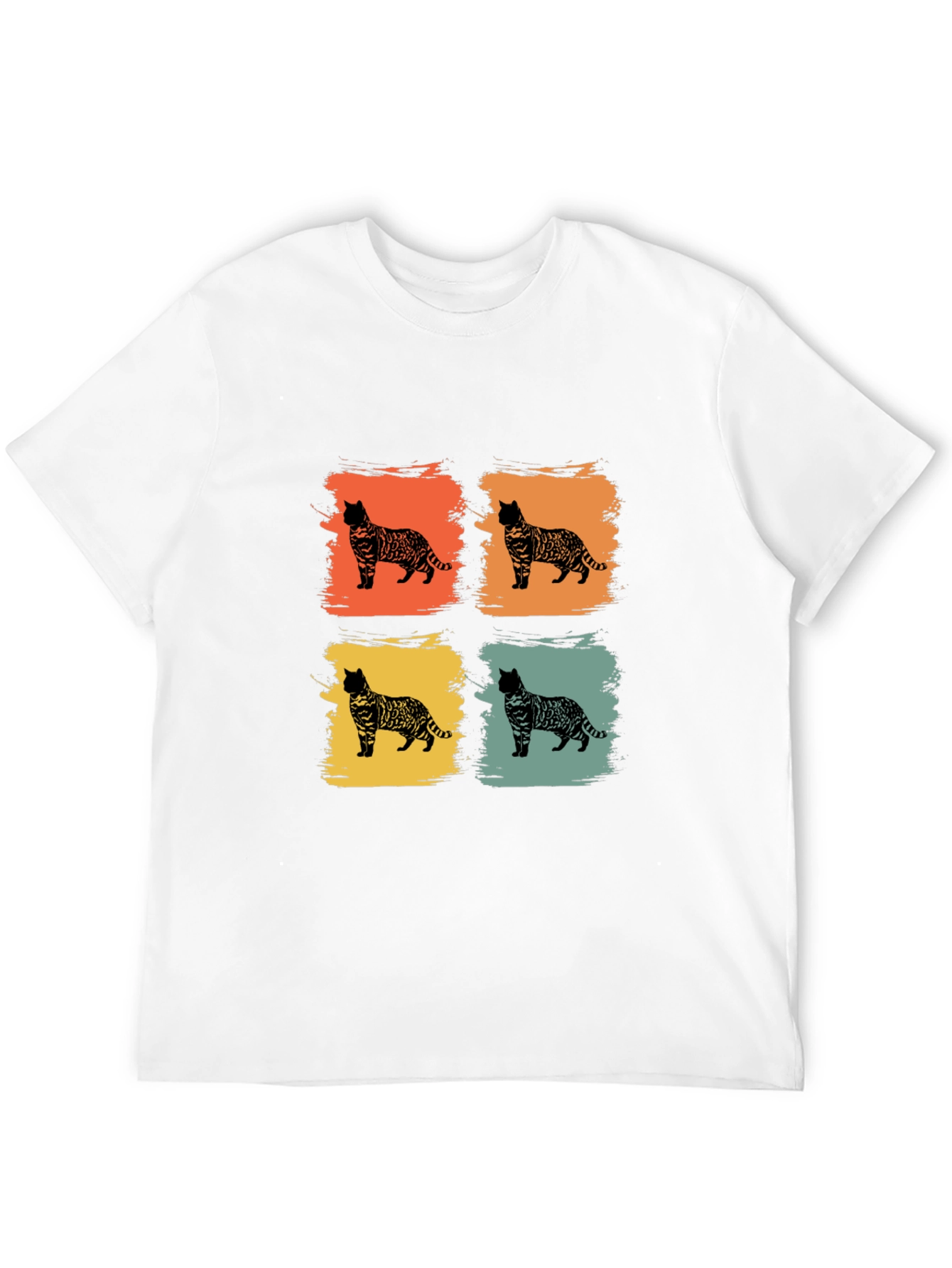 Retro Bengal Cat T-Shirt