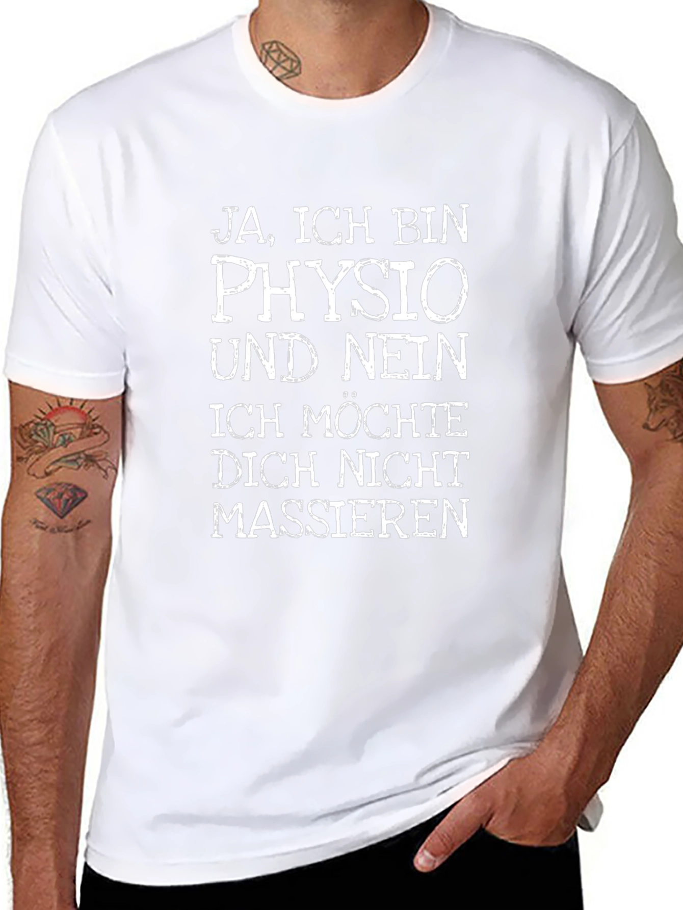 Funny Physio T-Shirt - Ja Ich Bin Physio