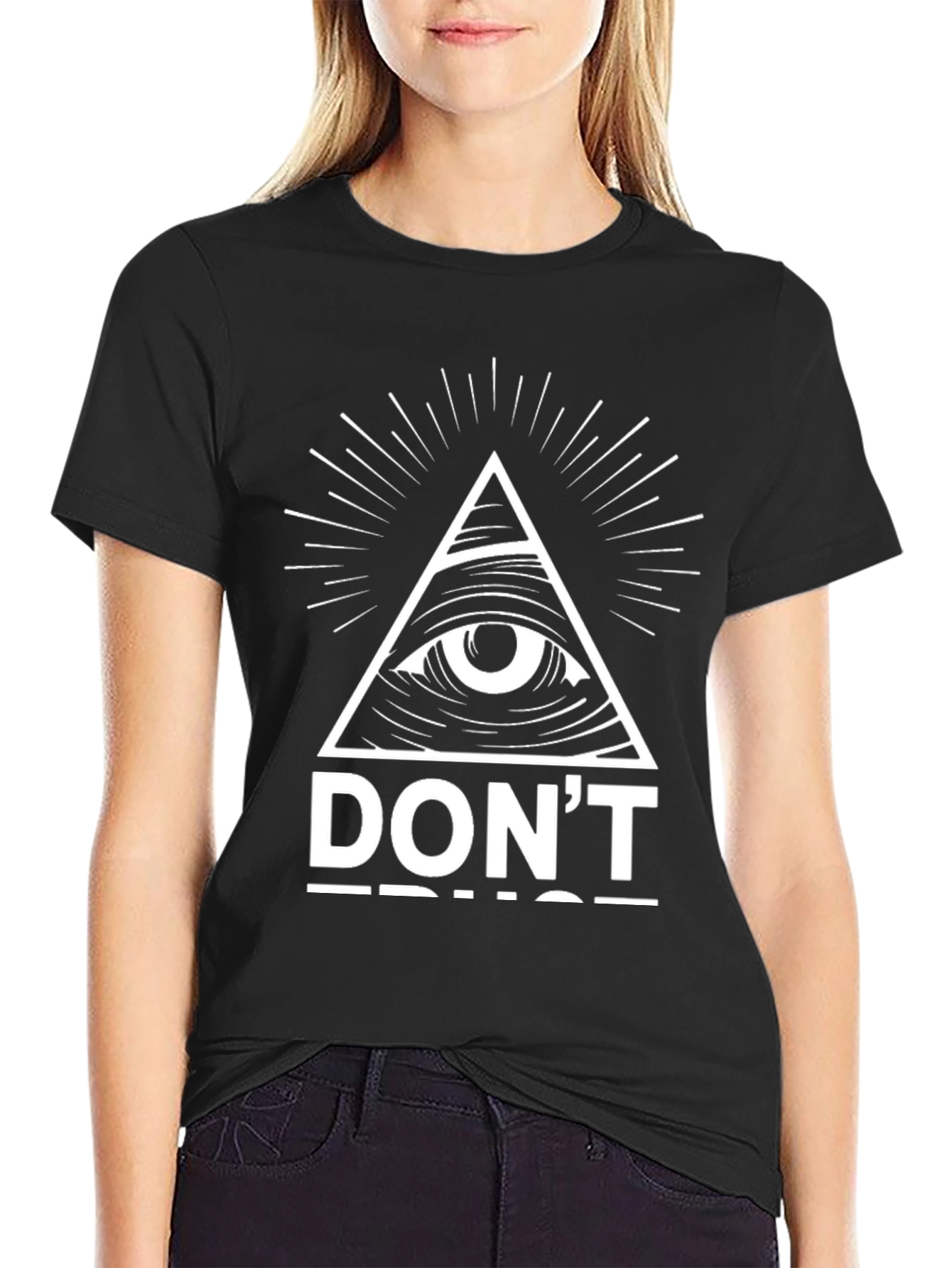 Eye Pyramid Conspiracy T-Shirt - Dont Trust Anyone