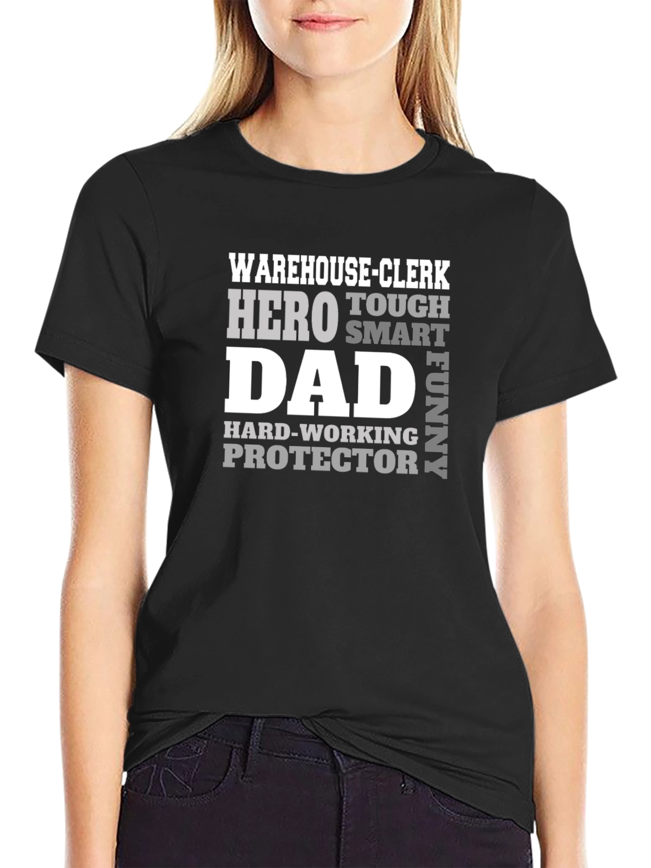 Warehouse Clerk Dad T-Shirt - Hero Protector Funny