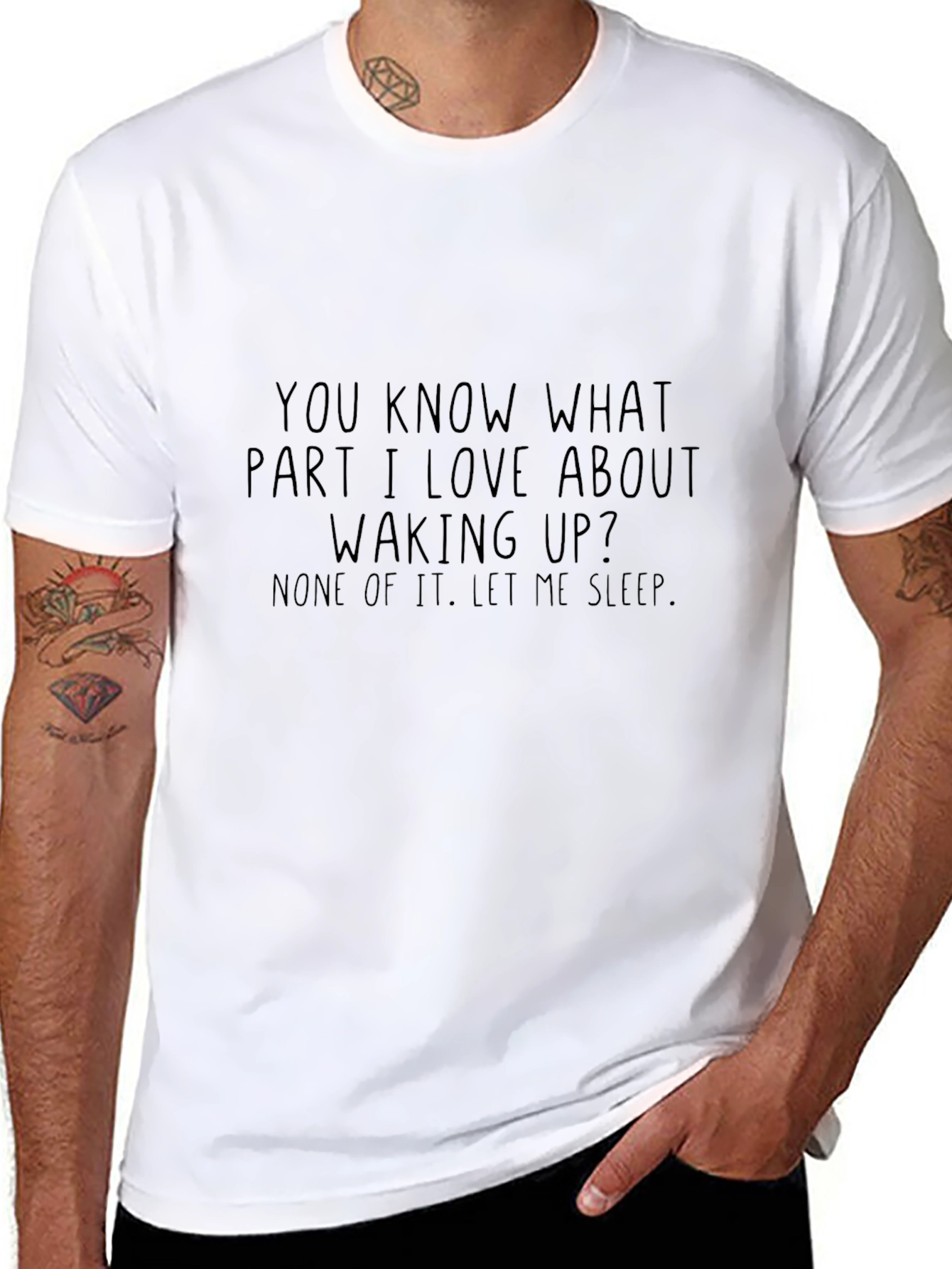 Funny Let Me Sleep Graphic Tee