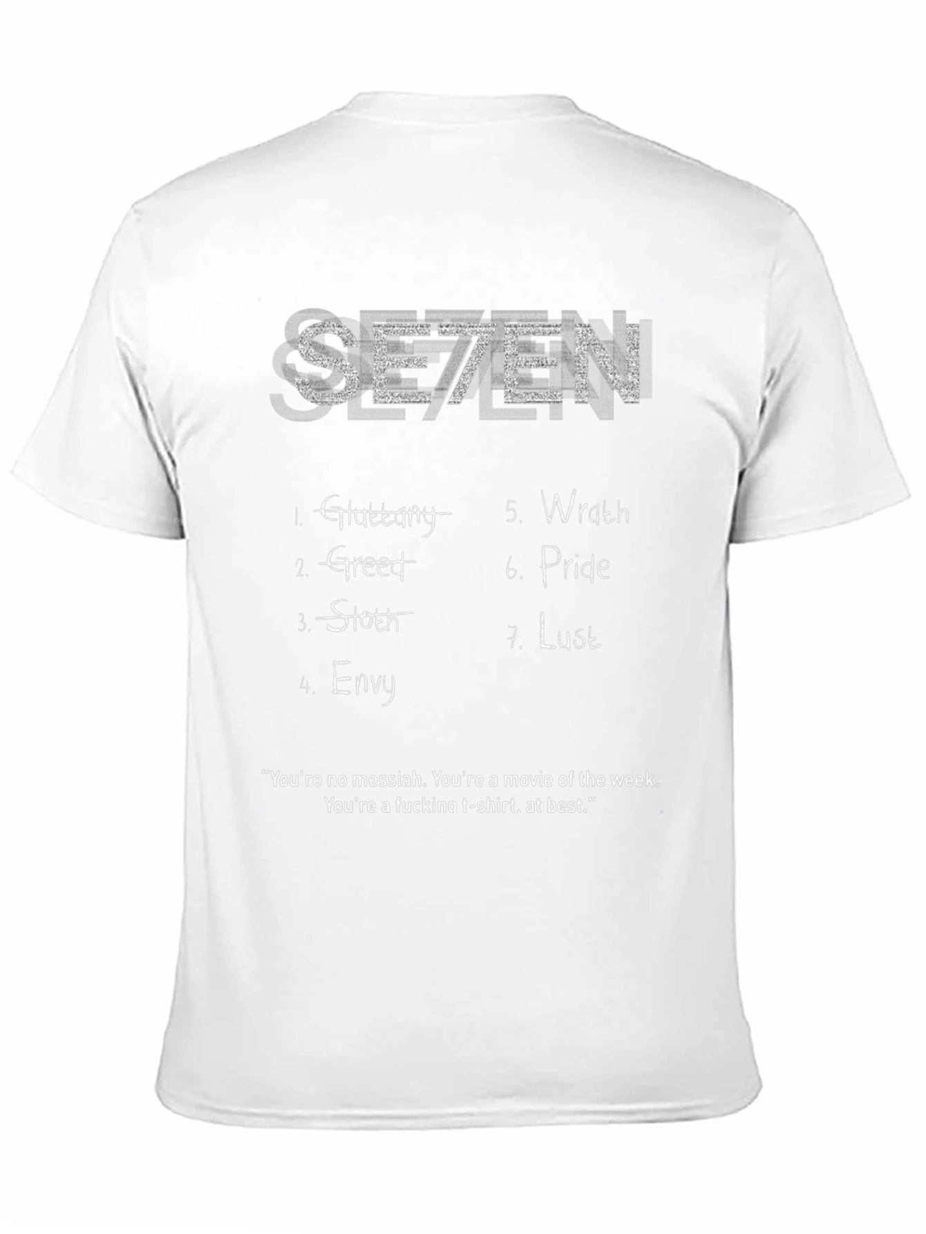 SE7EN Deadly Sins Movie T-Shirt