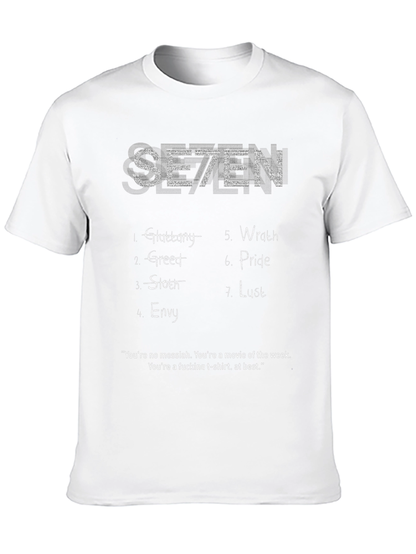 SE7EN Deadly Sins Movie T-Shirt