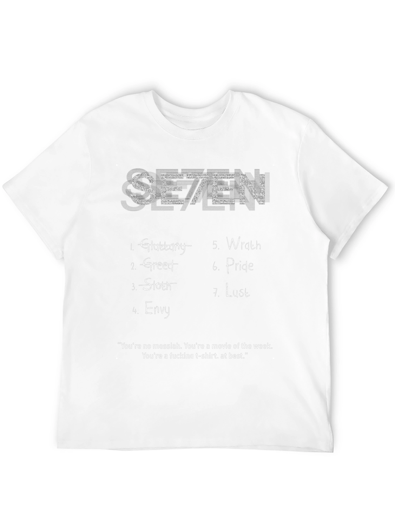 SE7EN Deadly Sins Movie T-Shirt