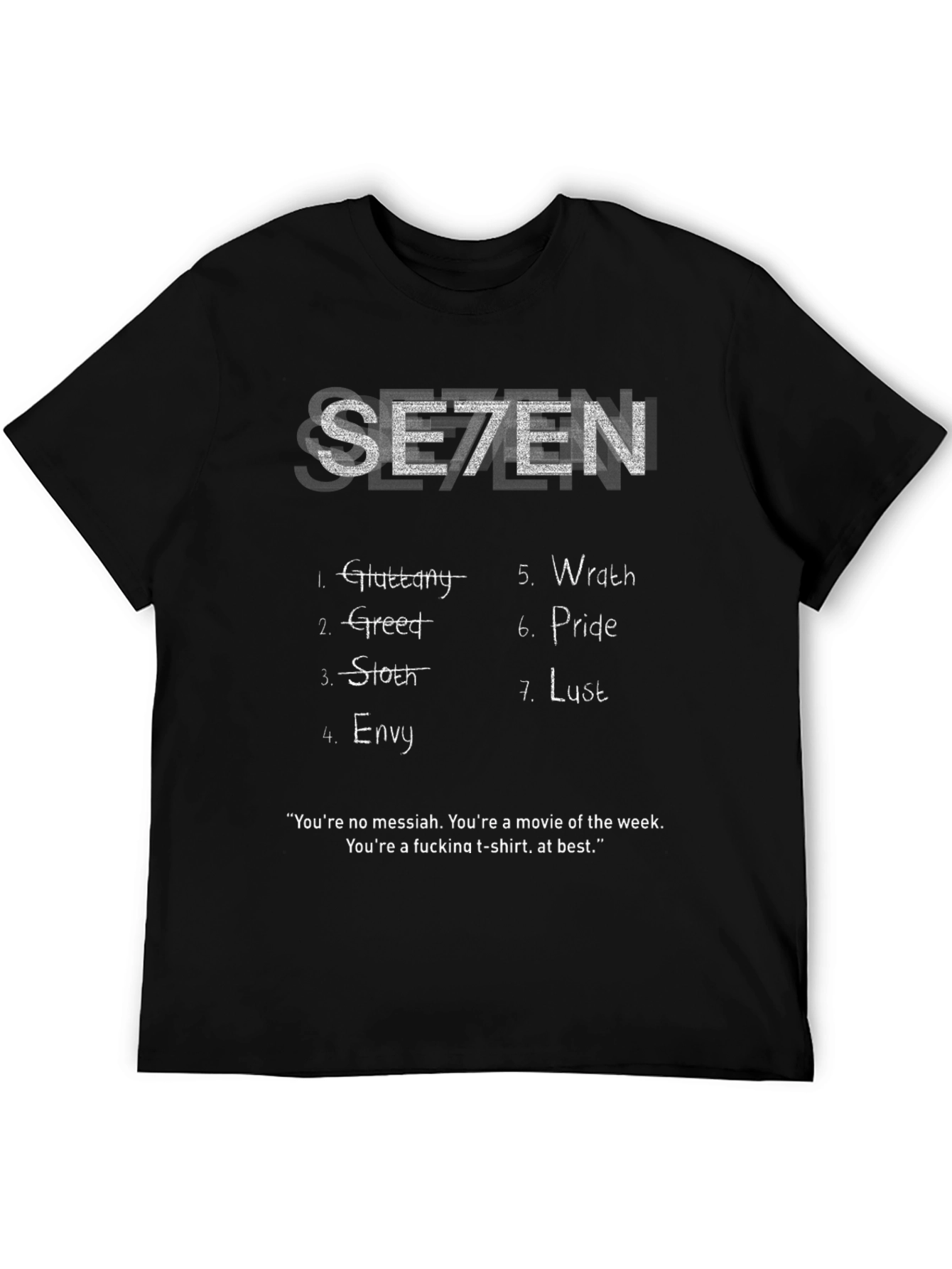 SE7EN Deadly Sins Movie T-Shirt