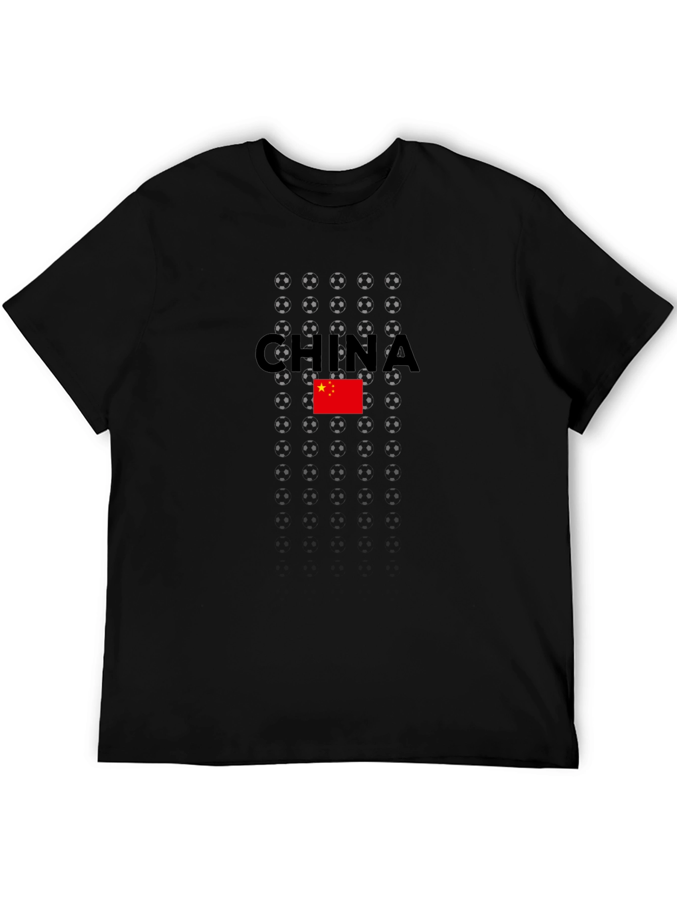 China Soccer Flag Graphic T-Shirt