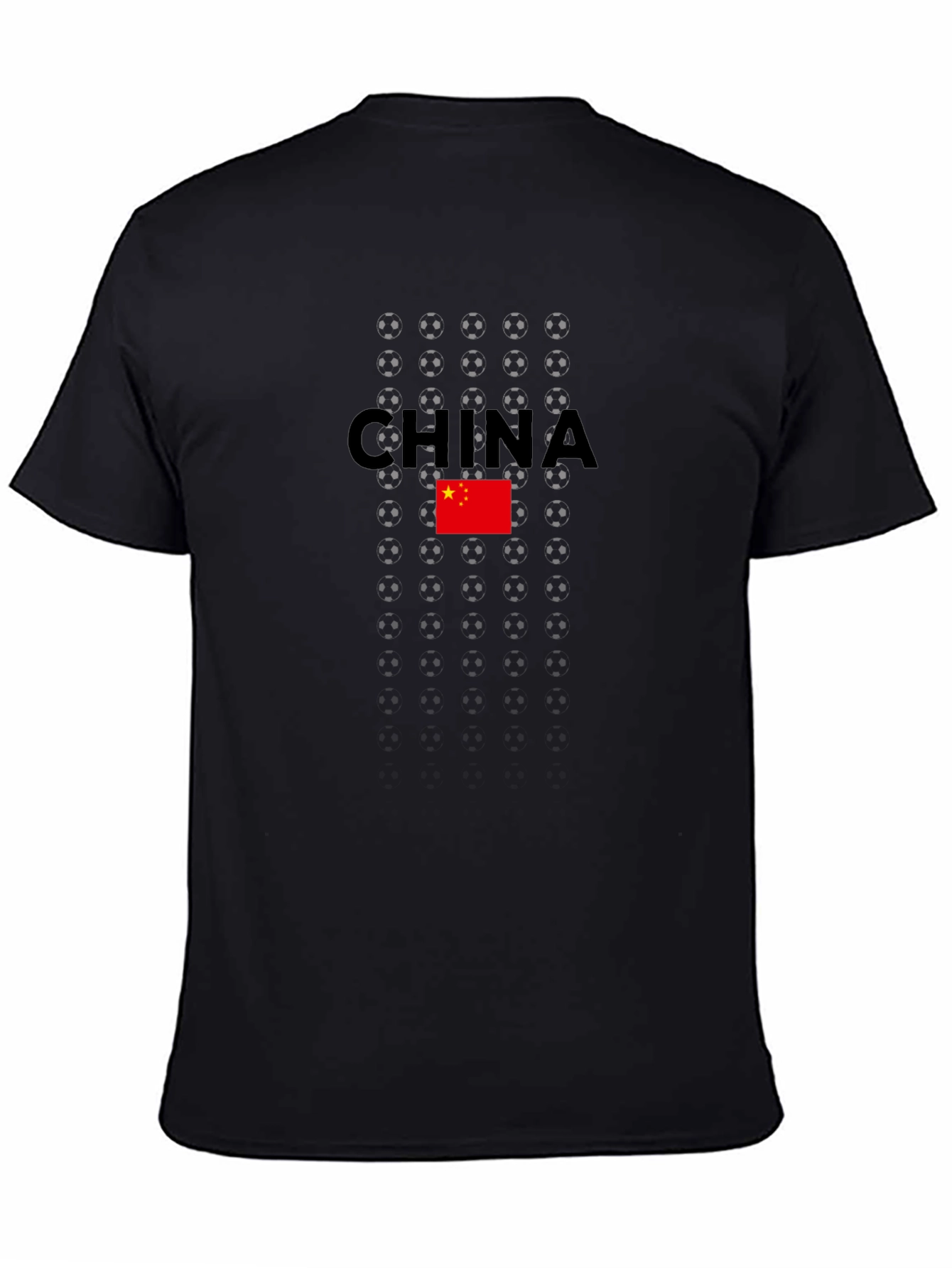 China Soccer Flag Graphic T-Shirt
