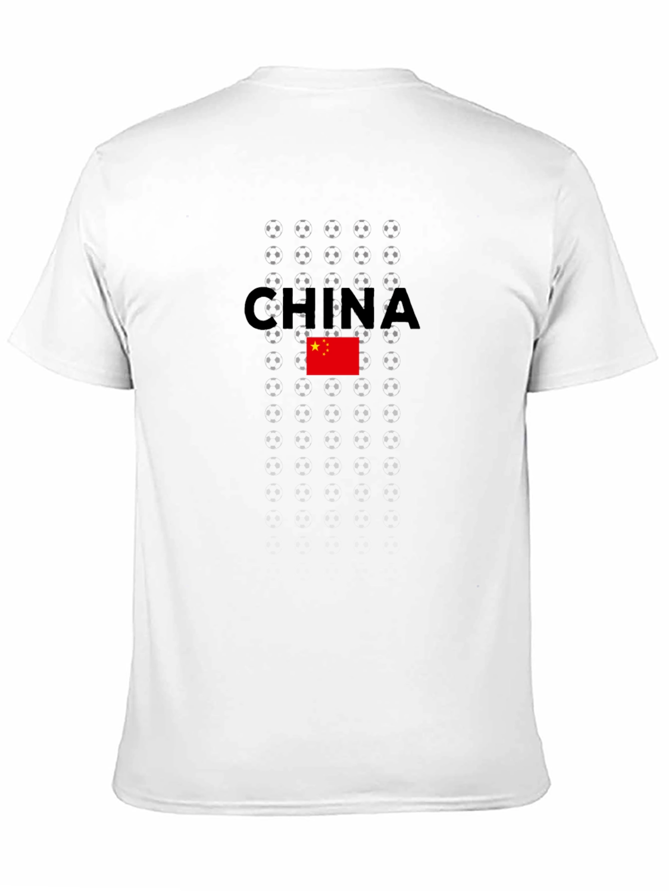 China Soccer Flag Graphic T-Shirt
