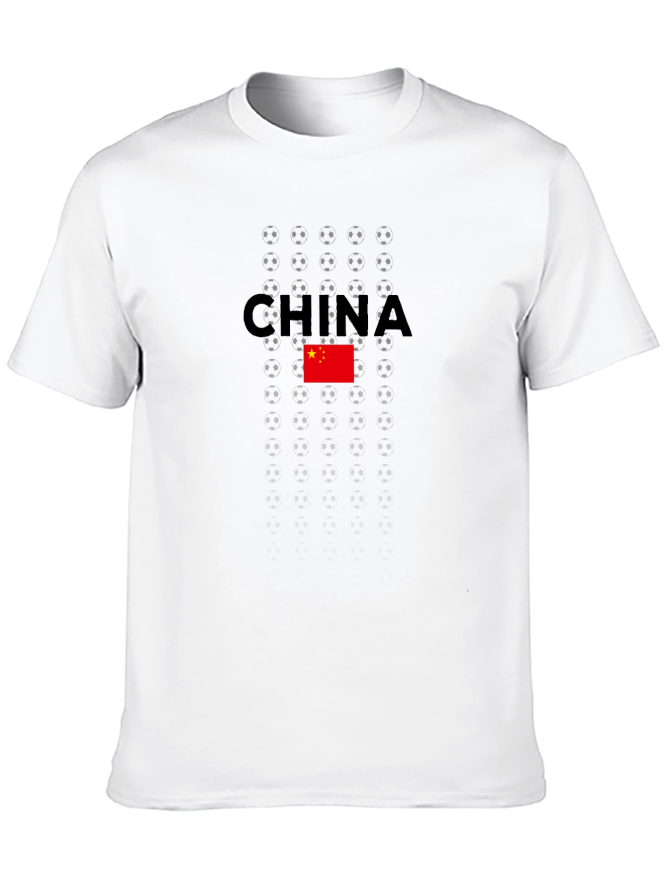 China Soccer Flag Graphic T-Shirt