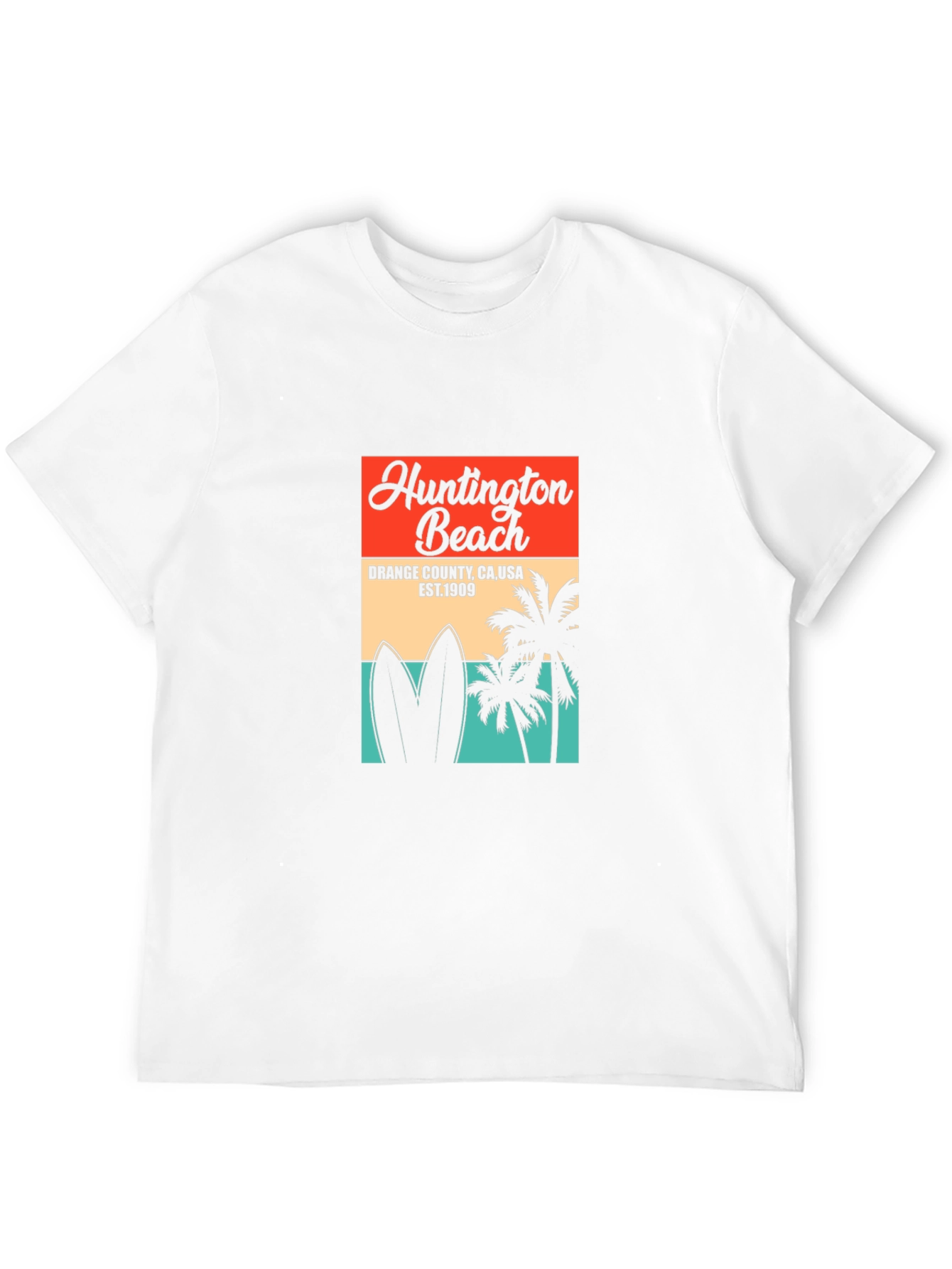 Huntington Beach Retro Graphic T-Shirt