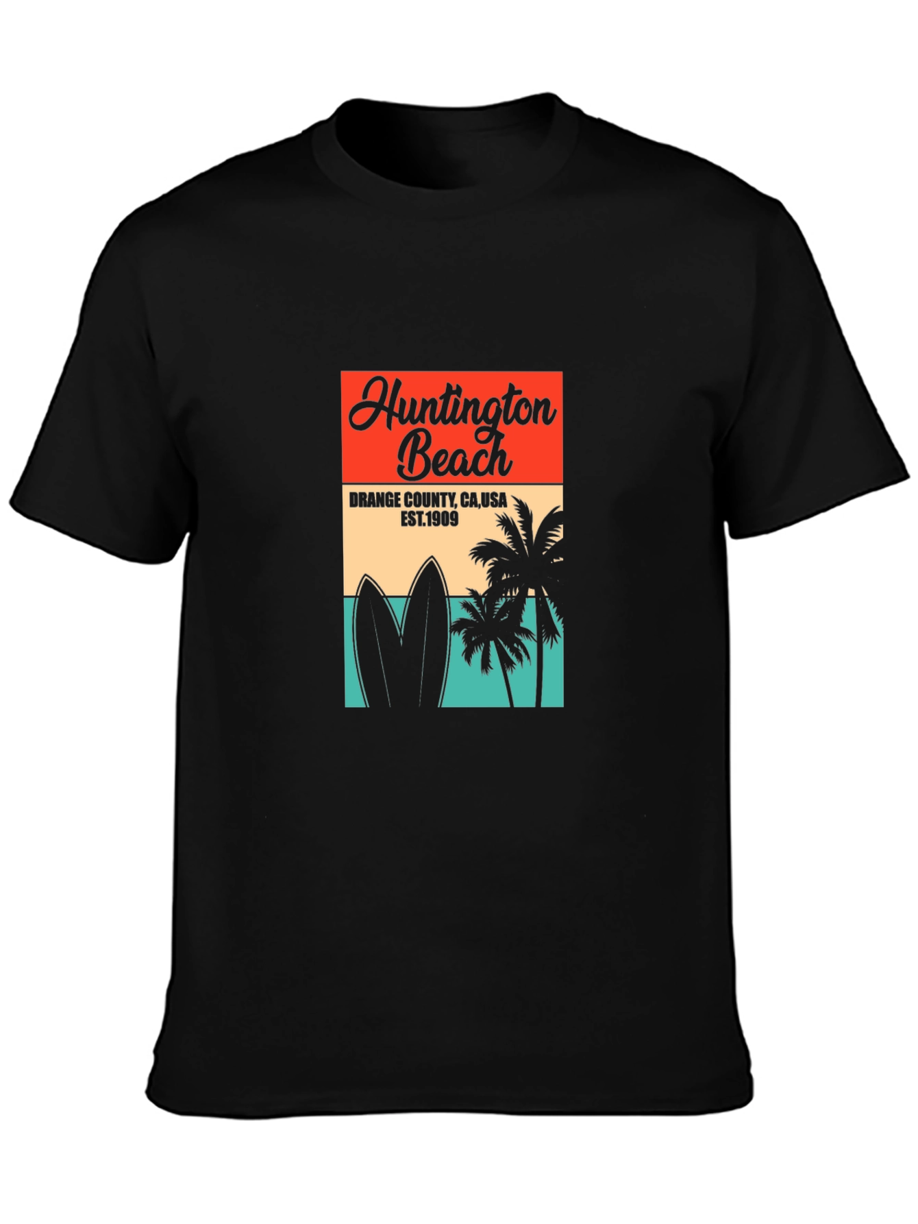 Huntington Beach Retro Graphic T-Shirt
