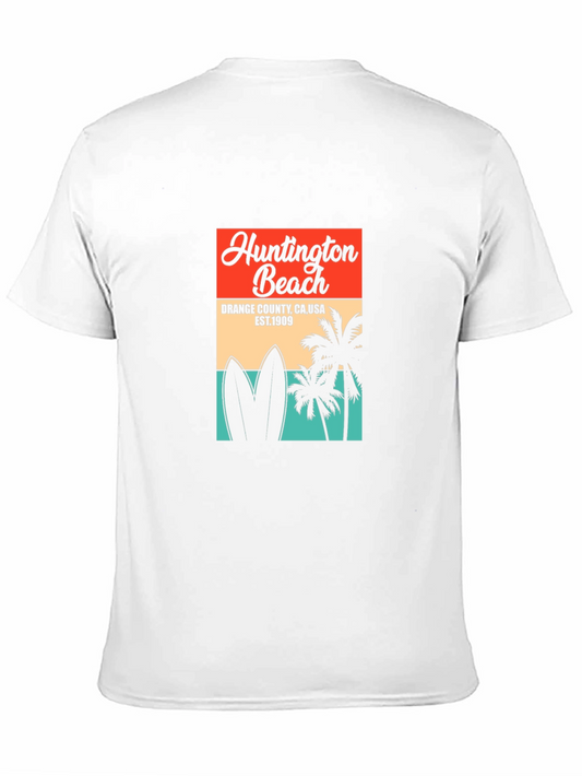 Huntington Beach Retro Graphic T-Shirt