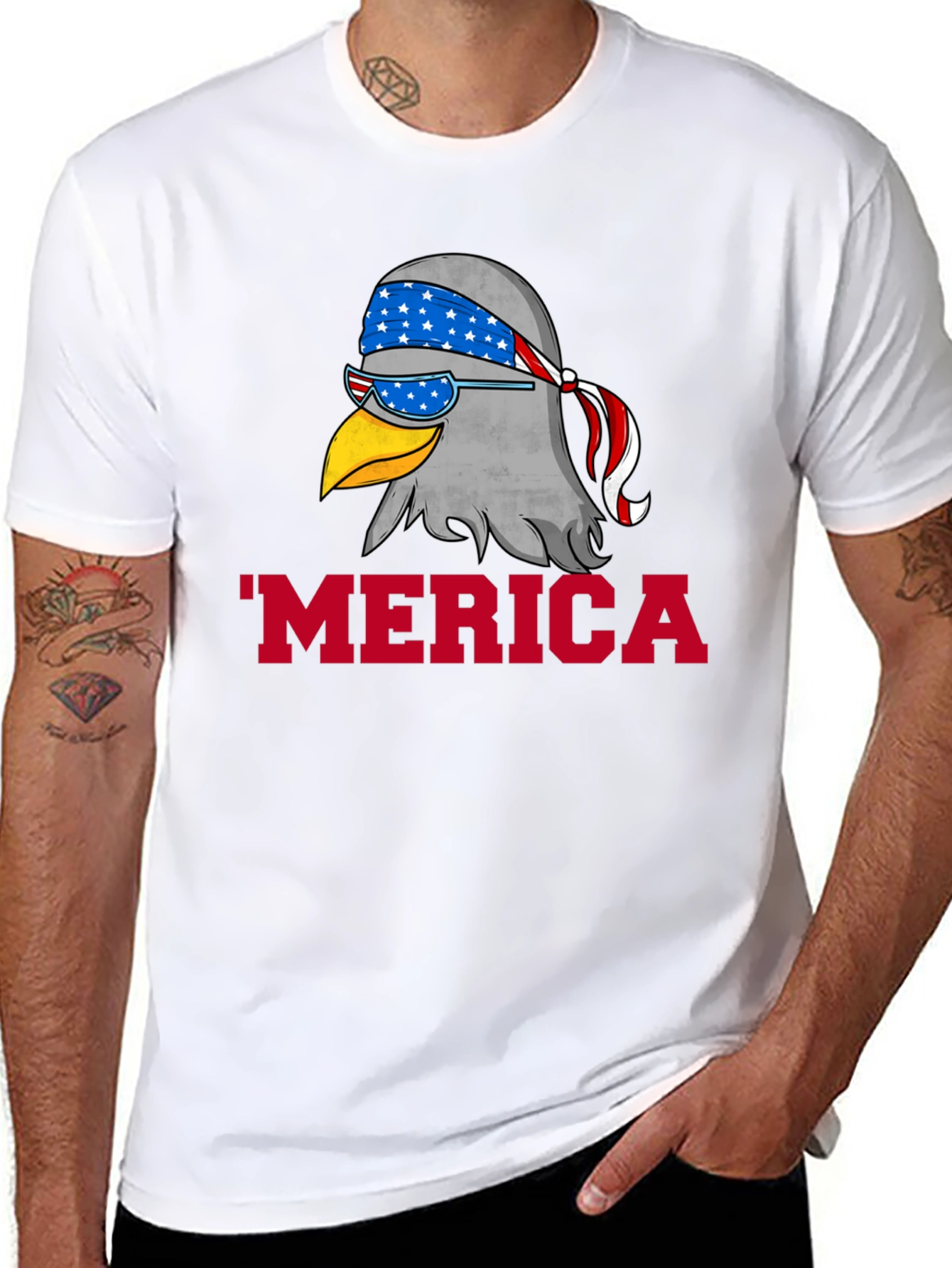 Patriotic Eagle Merica T-Shirt