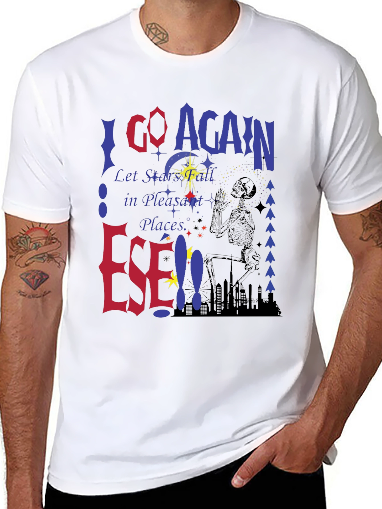 Unique Graphic Print T-Shirt
