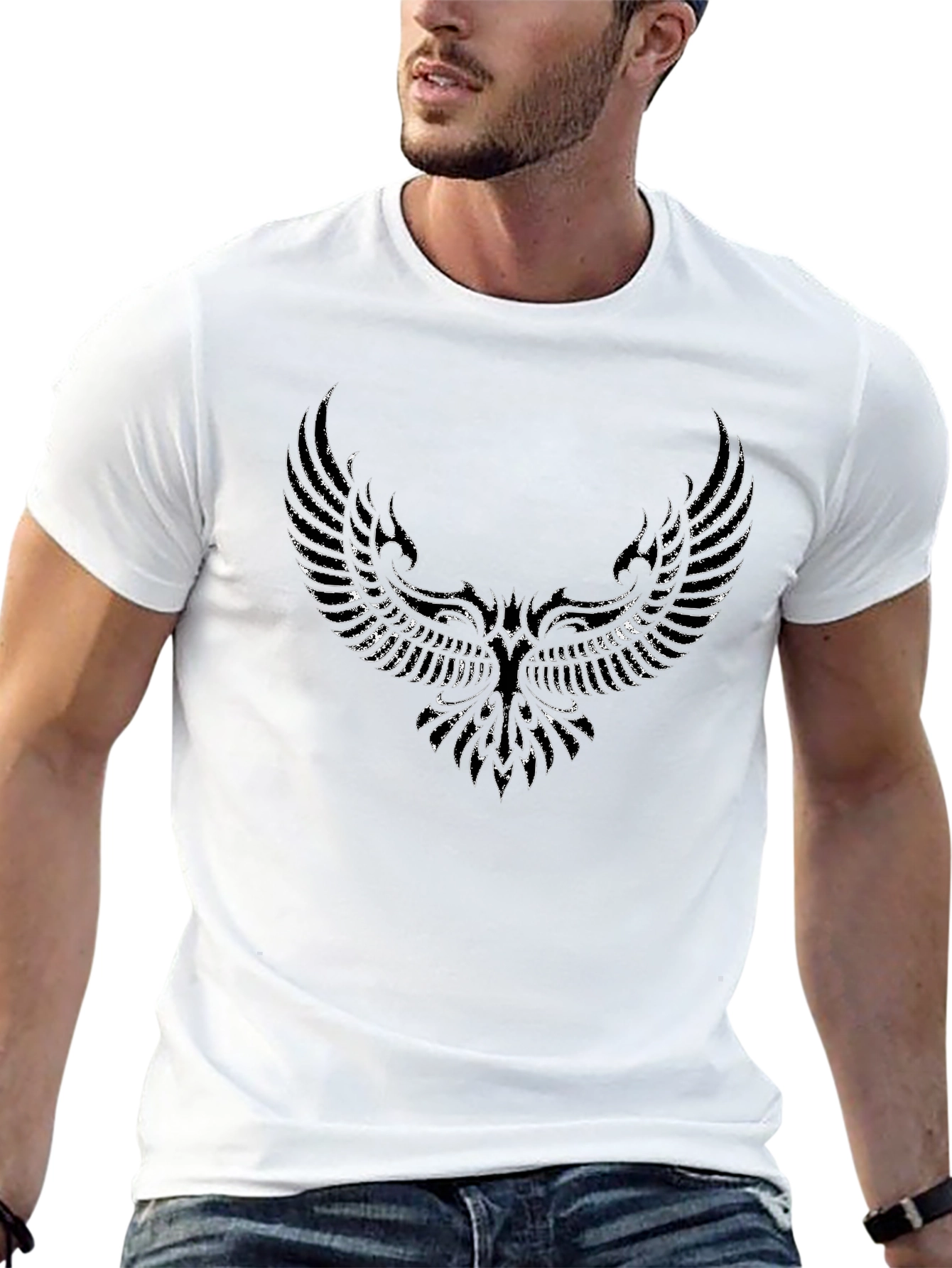 Phoenix Graphic Black Tee