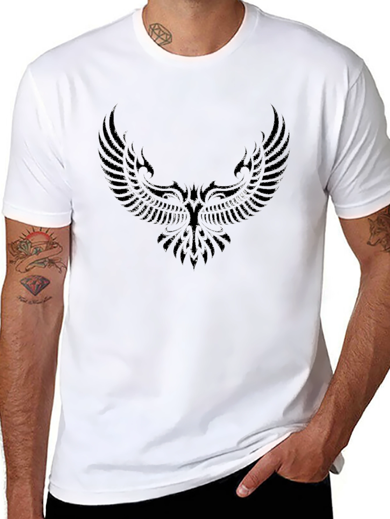 Phoenix Graphic Black Tee