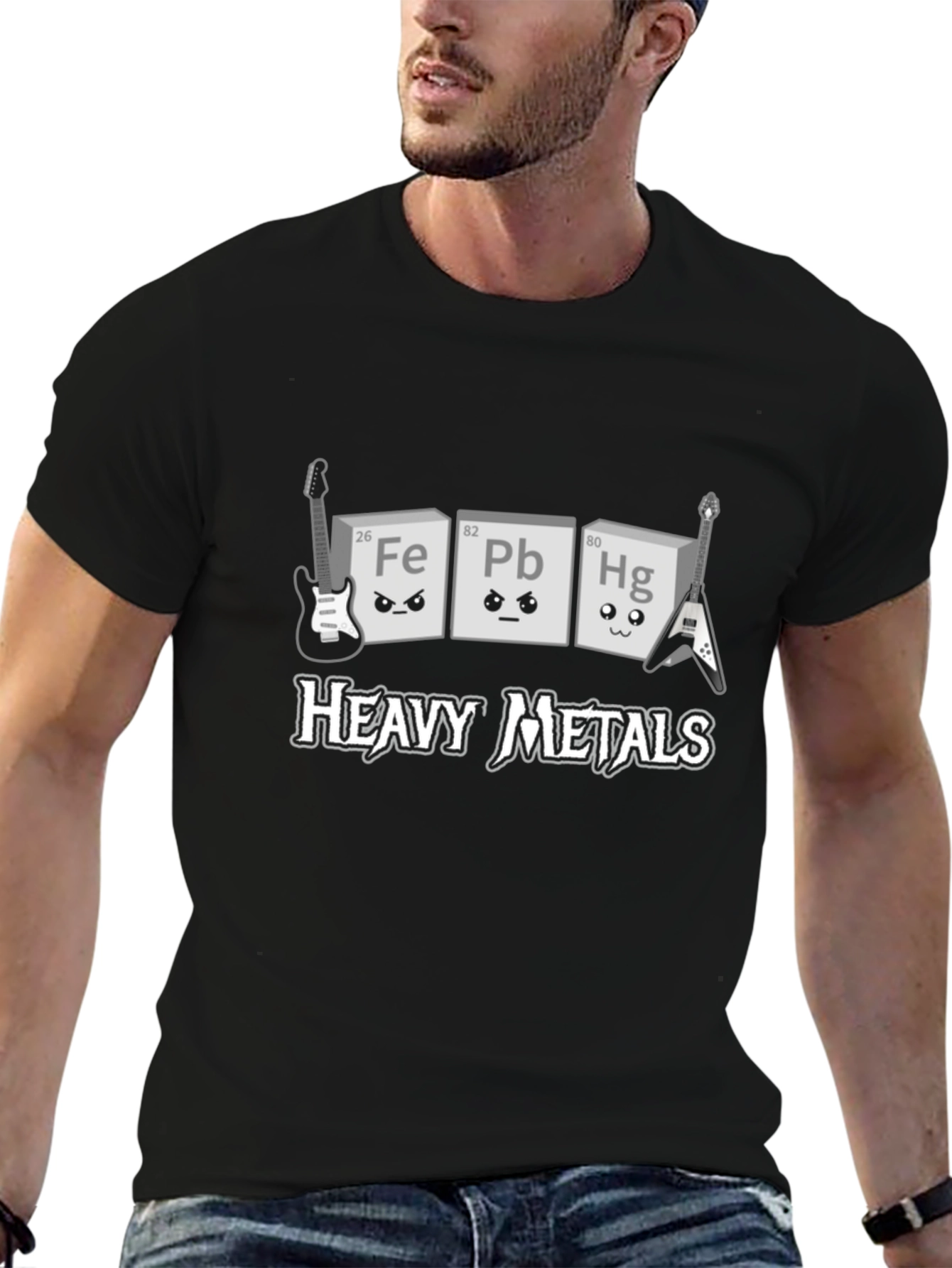 Heavy Metals T-Shirt Periodic Table Elements Band Tee