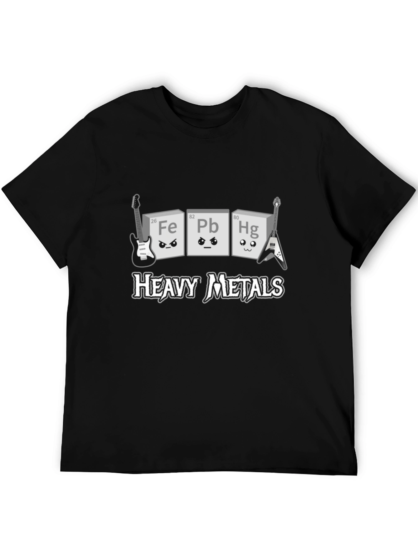Heavy Metals T-Shirt Periodic Table Elements Band Tee