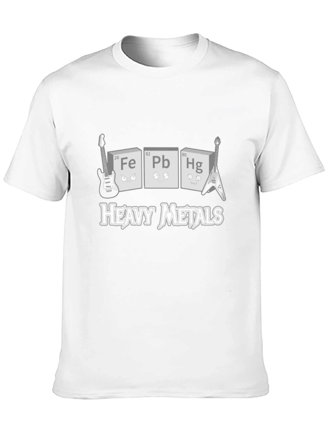 Heavy Metals T-Shirt Periodic Table Elements Band Tee