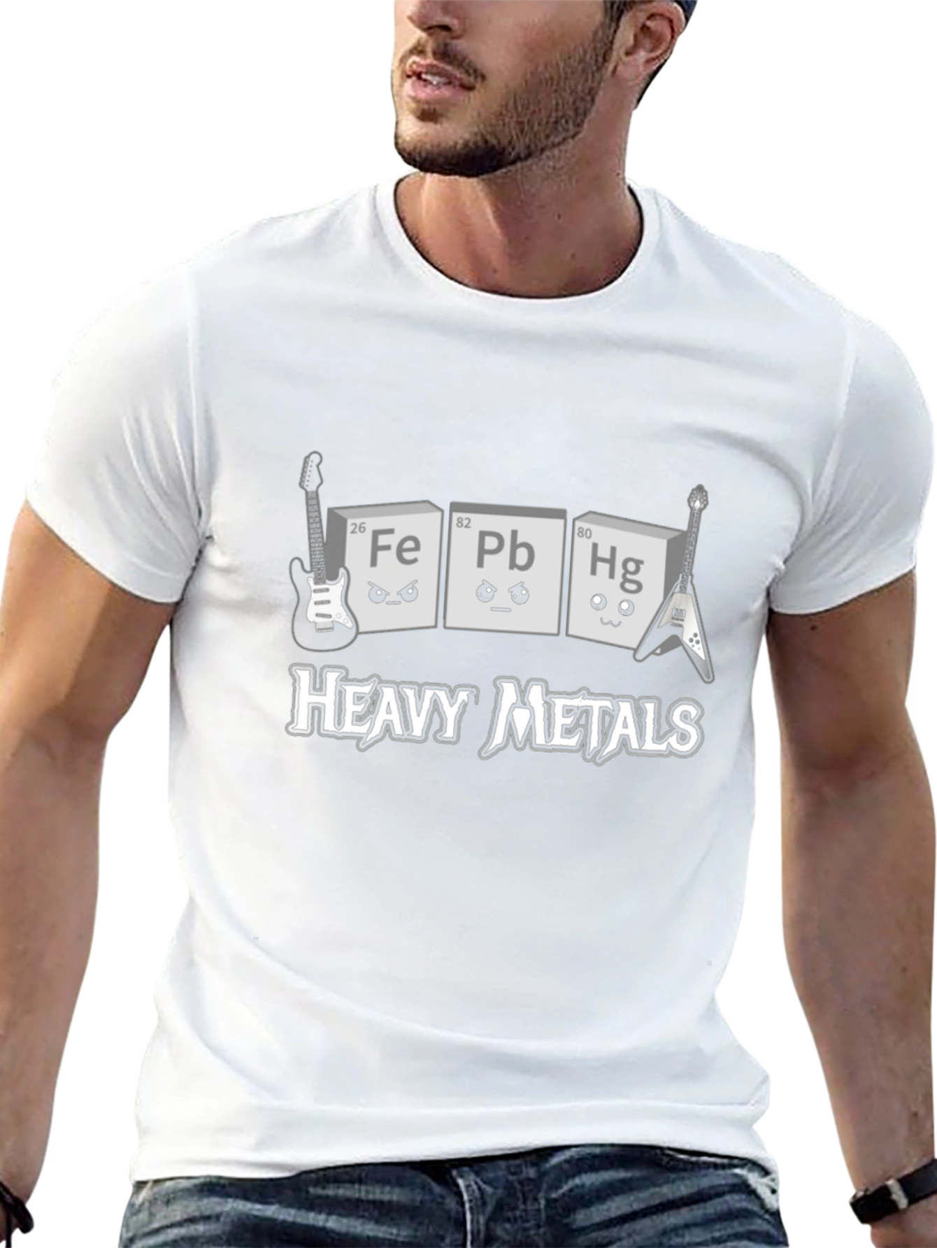 Heavy Metals T-Shirt Periodic Table Elements Band Tee