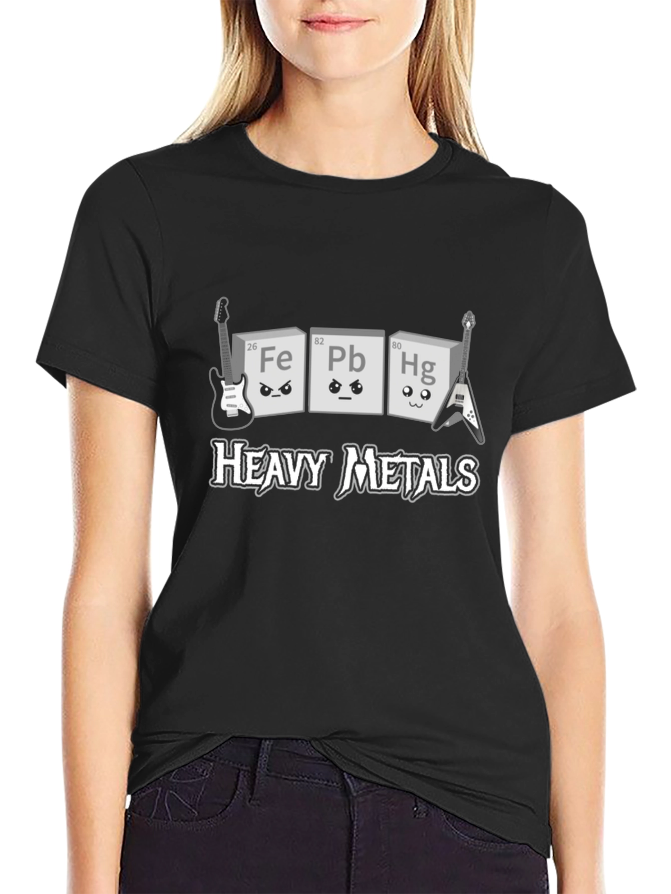 Heavy Metals T-Shirt Periodic Table Elements Band Tee