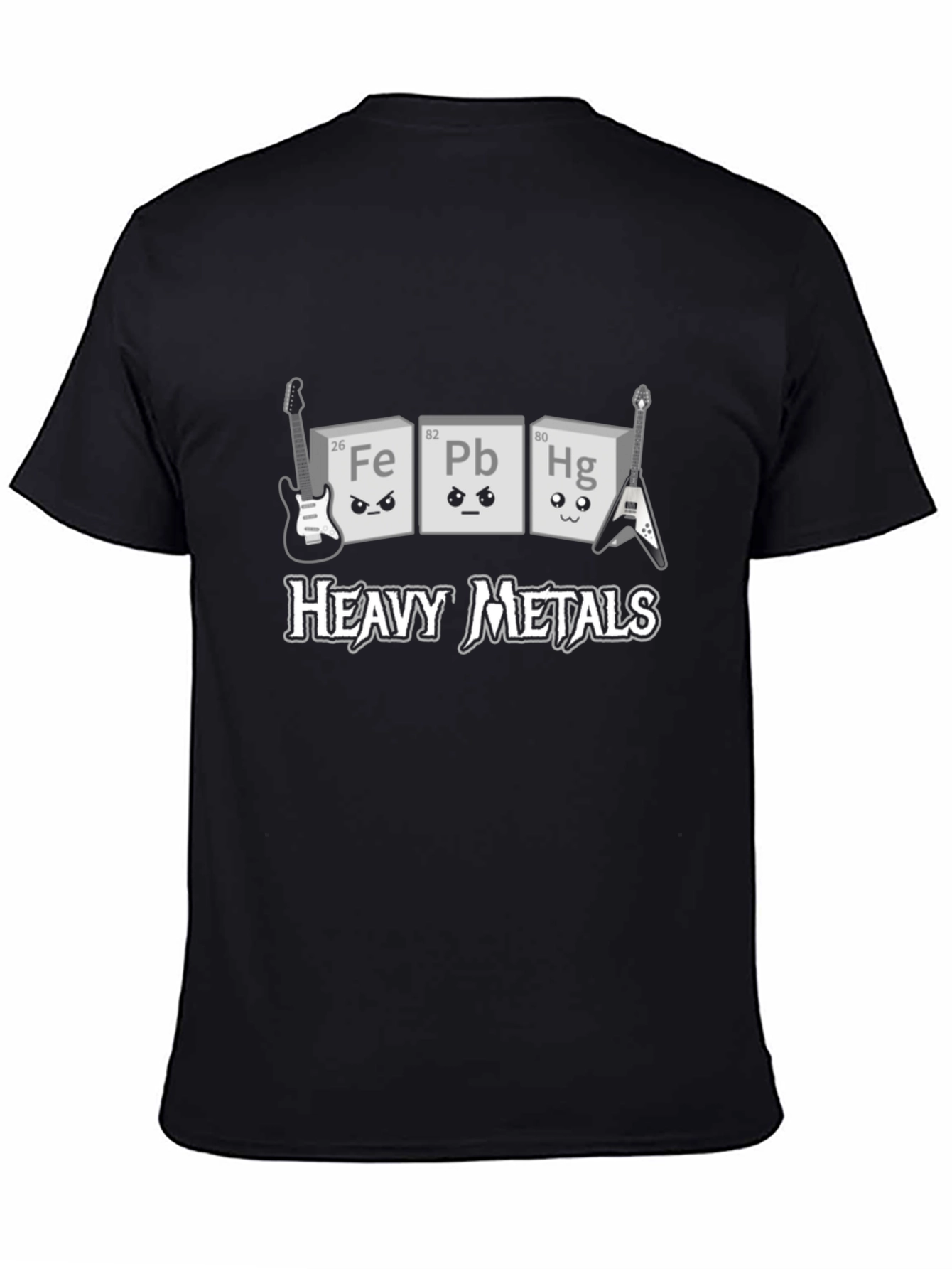 Heavy Metals T-Shirt Periodic Table Elements Band Tee