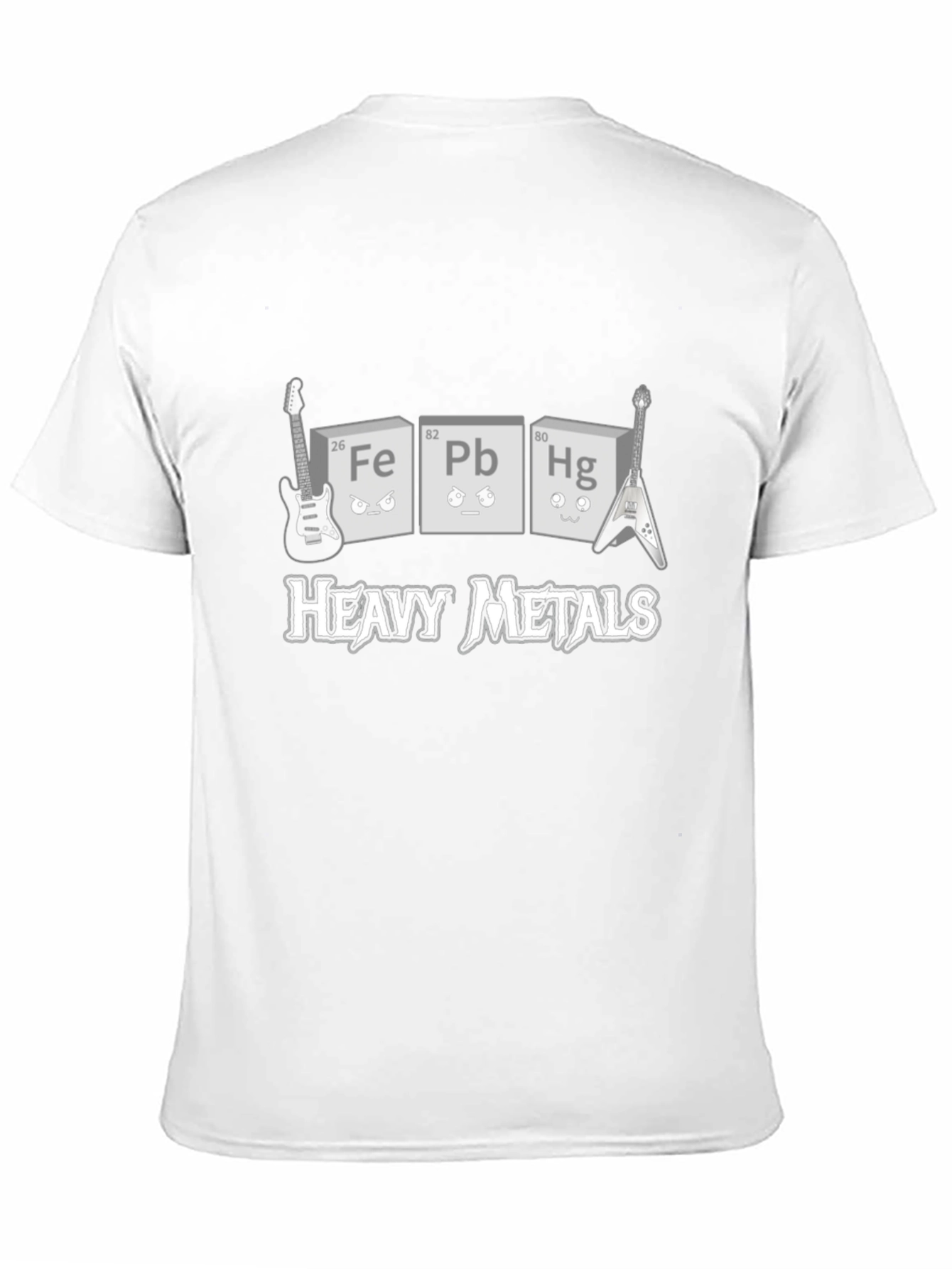 Heavy Metals T-Shirt Periodic Table Elements Band Tee