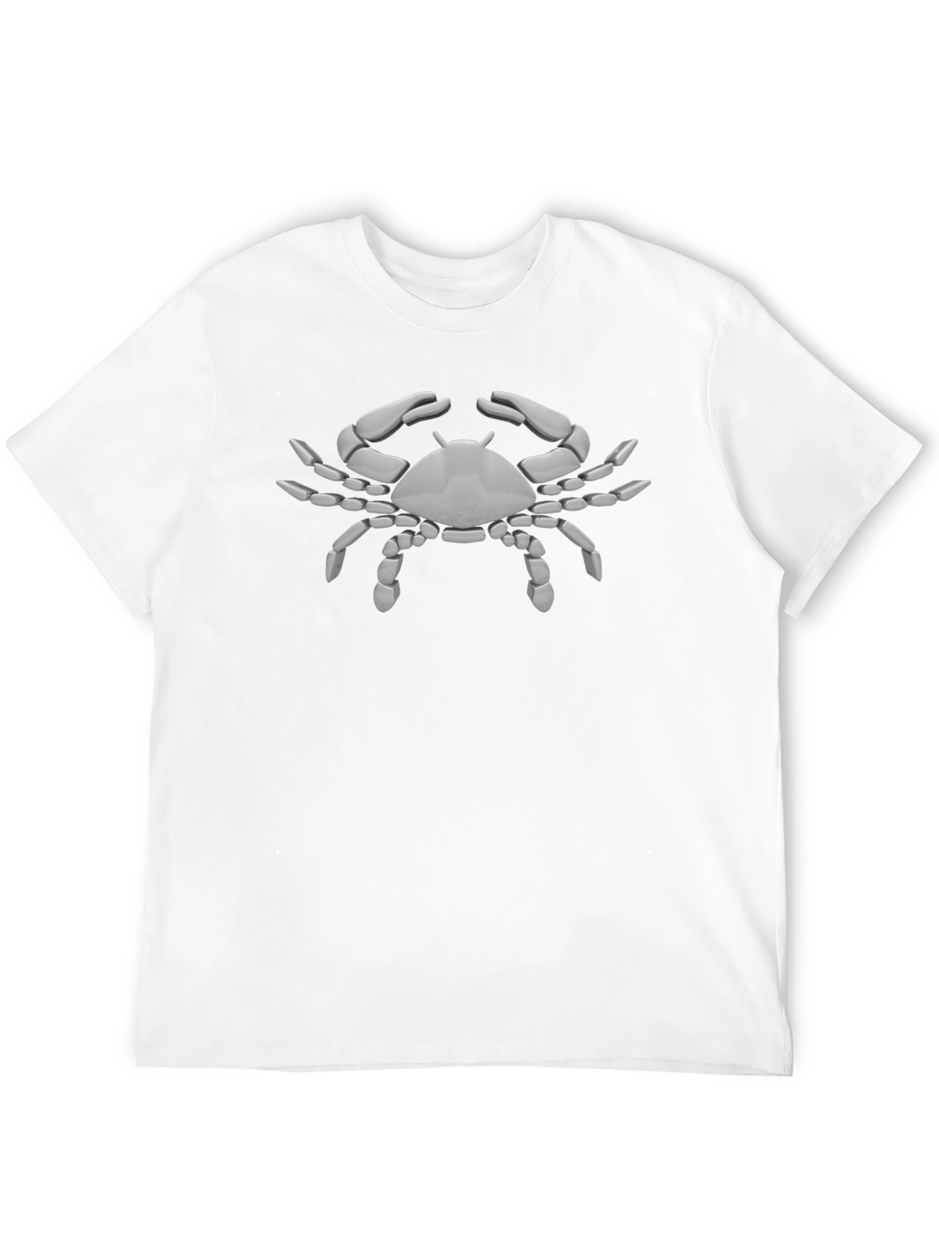 Crab Graphic T-Shirt - Black Cotton Tee